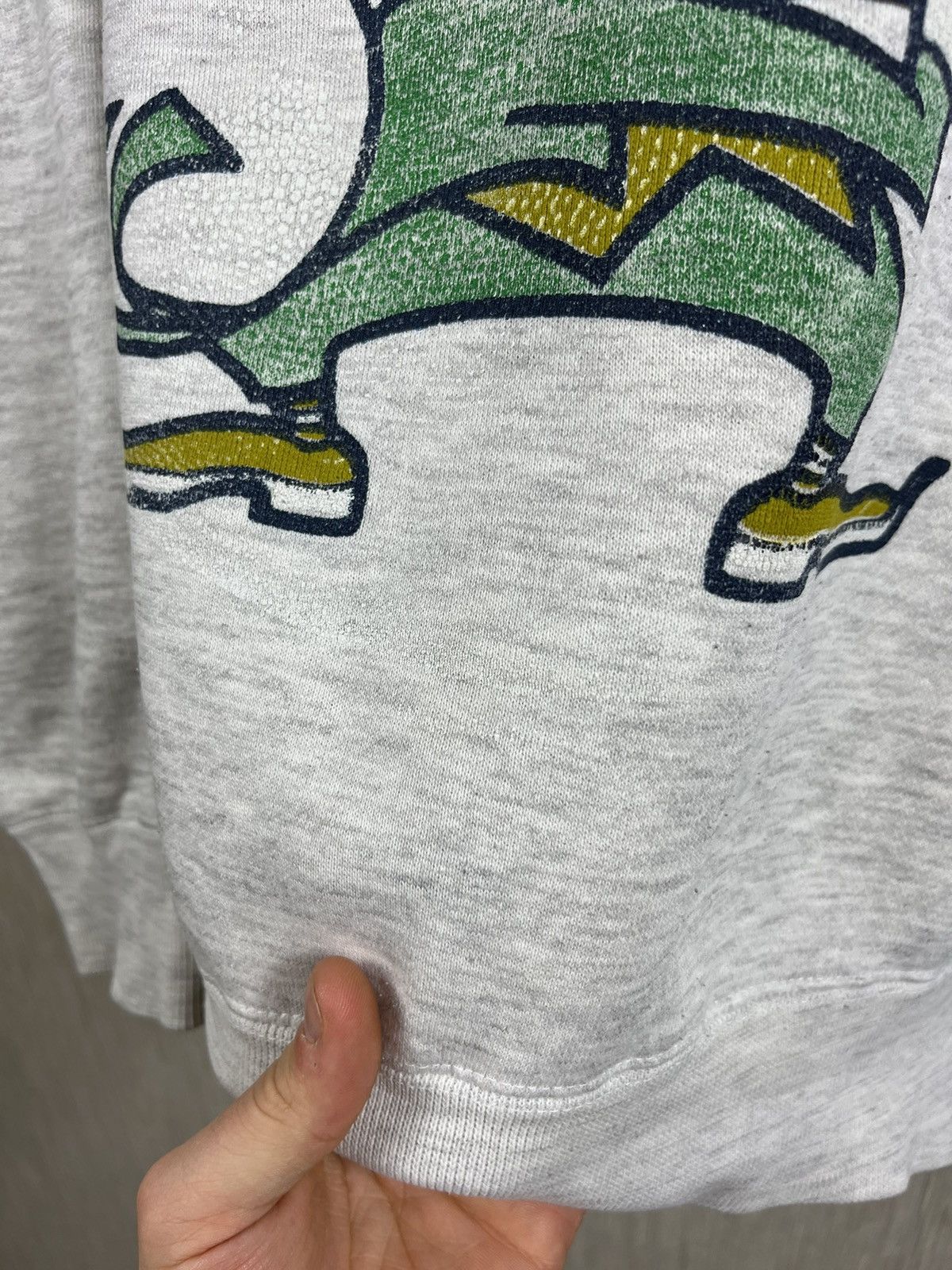 Starter × Vintage Vintage 90s Starter Norte Dame y2k fightin’ irish sweatshirt Size US L / EU 52-54 / 3 - 9 Thumbnail