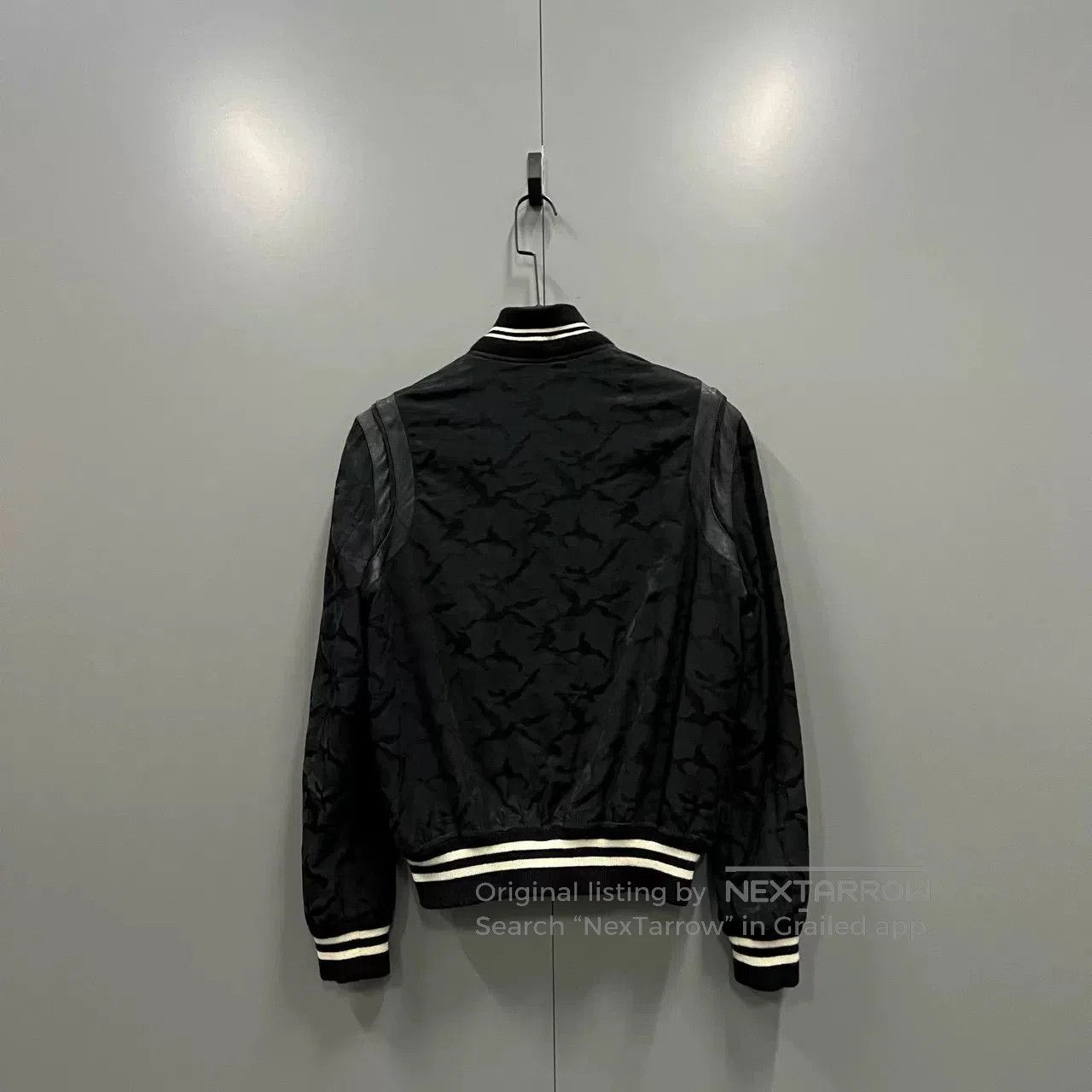 Saint Laurent Paris Saint Laurent Black Camouflage Baseball Jacket. Size US M / EU 48-50 / 2 - 3 Thumbnail