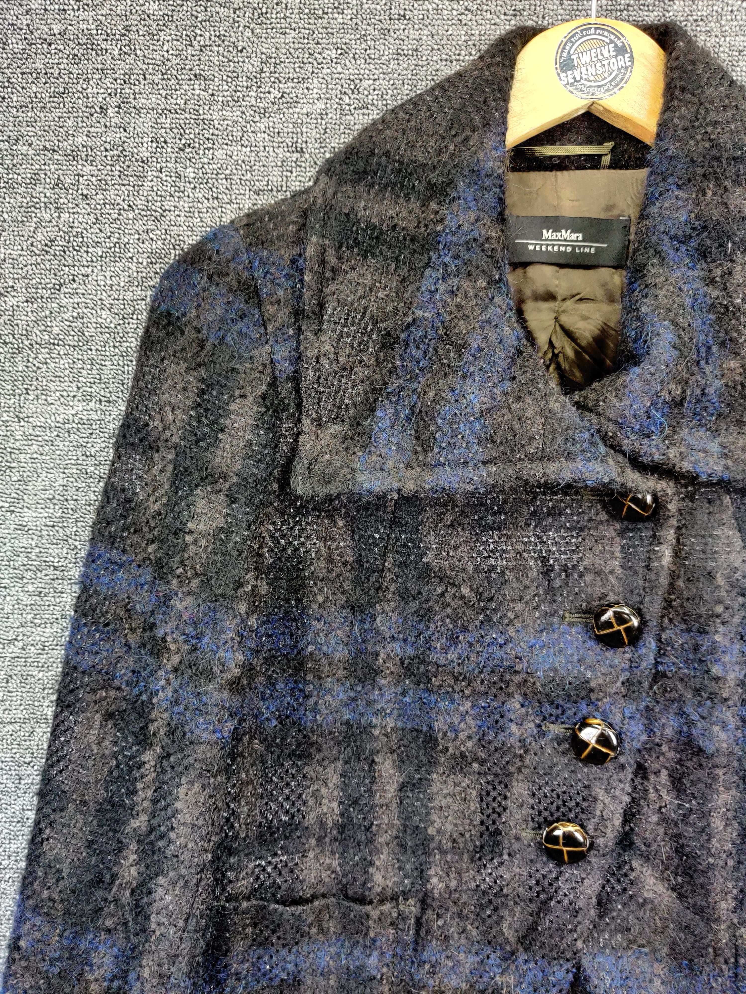 Vintage Vintage Max Mara Weekend Wool Mohair Coat Size US S / EU 44-46 / 1 - 8 Thumbnail