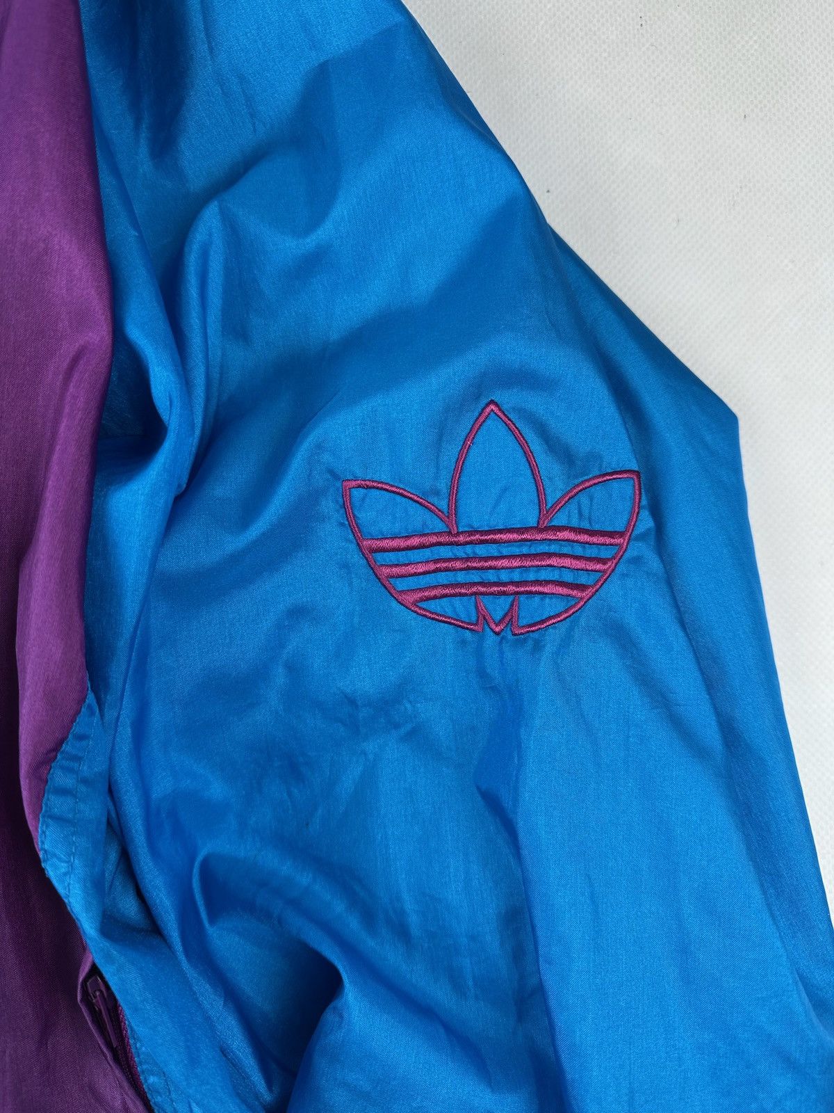 Adidas × Vintage RARE 90s Vintage Adidas Nylon Track Suit Jacket Pants techno Size US M / EU 48-50 / 2 - 8 Thumbnail