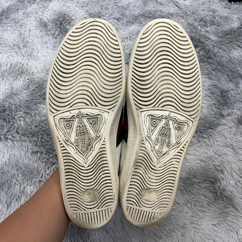 Gucci Gucci Ace Leather Fashion Sneakers for Men -2508 Size US 9.5 / EU 42-43 - 7 Thumbnail