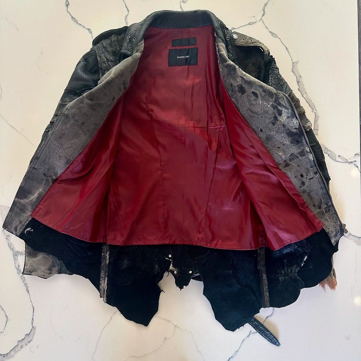 Yasuyuki Ishii Yasuyuki Ishii Leather Variation Jacket Size US L / EU 52-54 / 3 - 9 Thumbnail