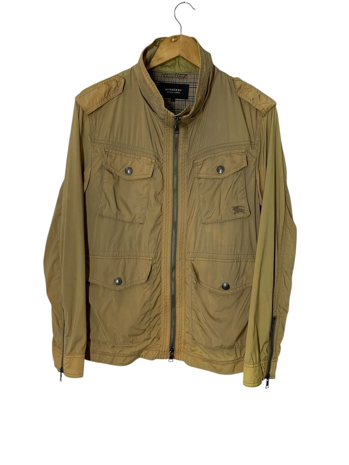 Burberry Burbbery Black Label Japan Sun Faded Light Jacket Size US M / EU 48-50 / 2 - 1 Thumbnail