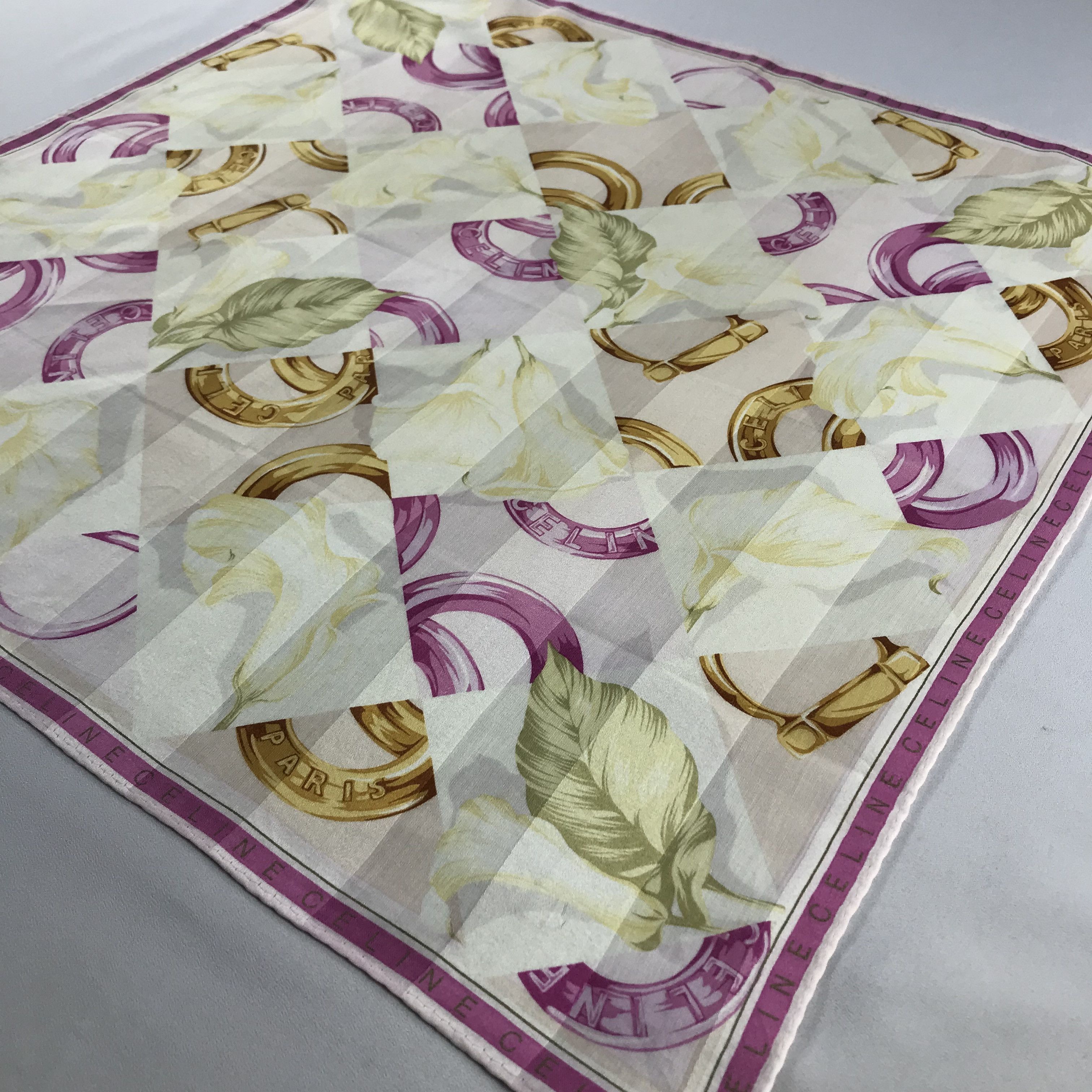 Celine Celine Handkerchief / Bandana / Neckerchief C576 Size ONE SIZE - 4 Thumbnail