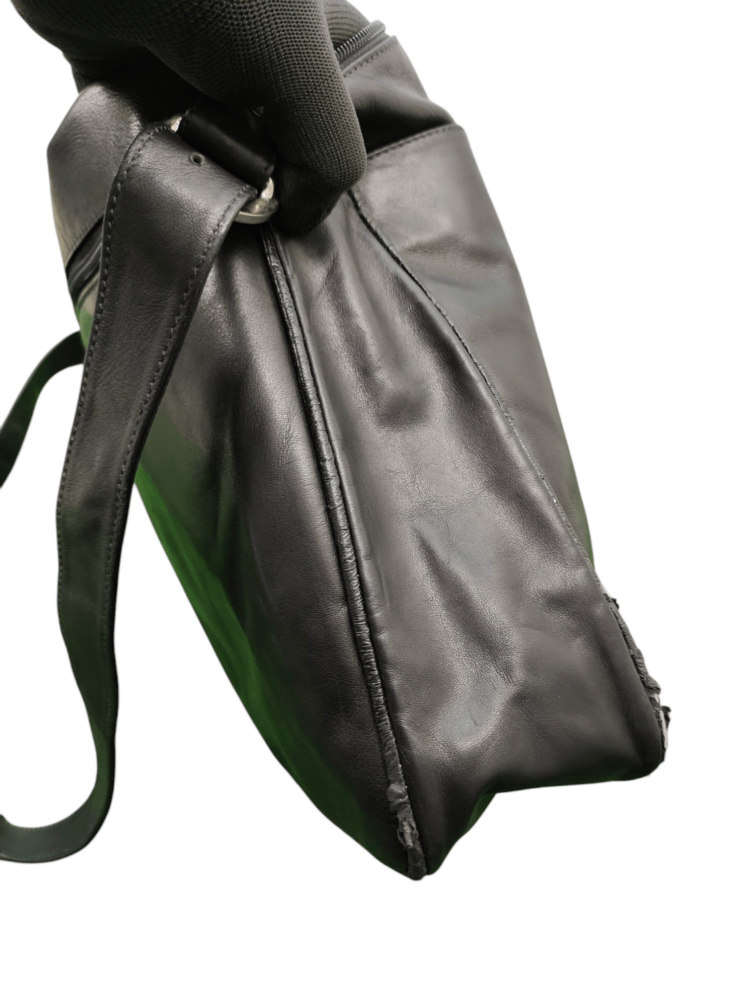 Genuine Leather Vintage Francesco Biasia Italy Patina Leather Shoulder Bag Size ONE SIZE - 9 Thumbnail