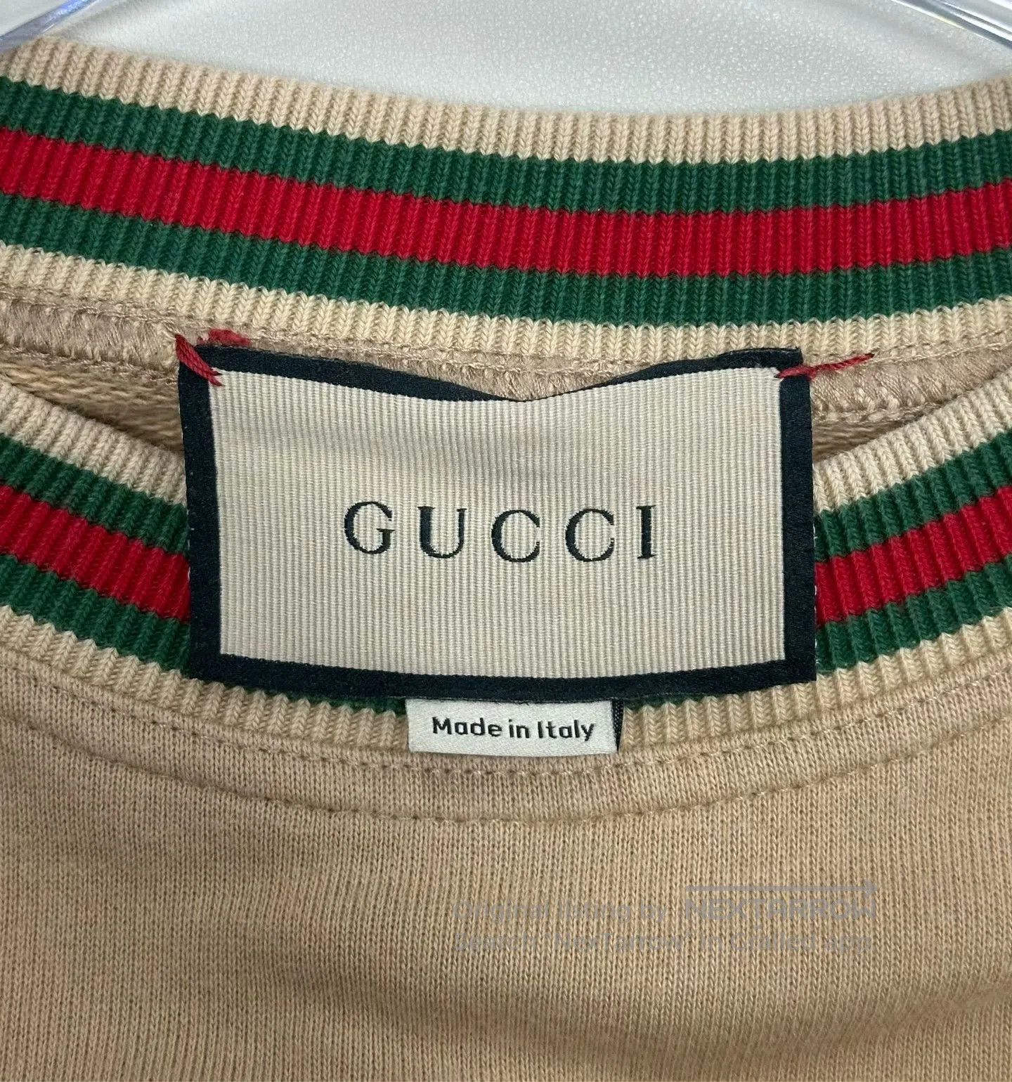 Burberry Burberry Khaki Red and Green Chain Logo Sweatshirt| Size US S / EU 44-46 / 1 - 3 Thumbnail