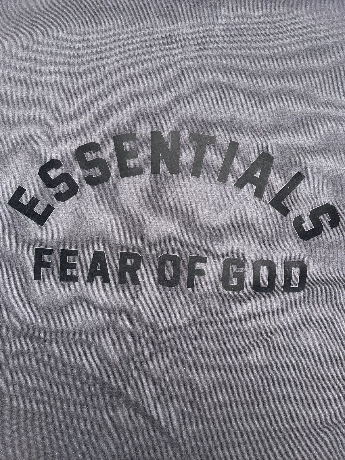 FEAR OF GOD ESSENTIALS HEAVY JERSEY JET BLACK