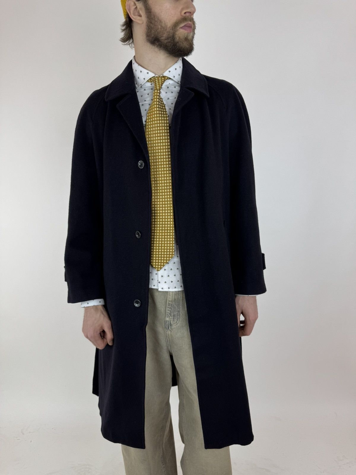 Vintage Salko Wool Coat Belted Vintage Trench Coat Hubertus LODEN L Size US M / EU 48-50 / 2 - 6 Thumbnail