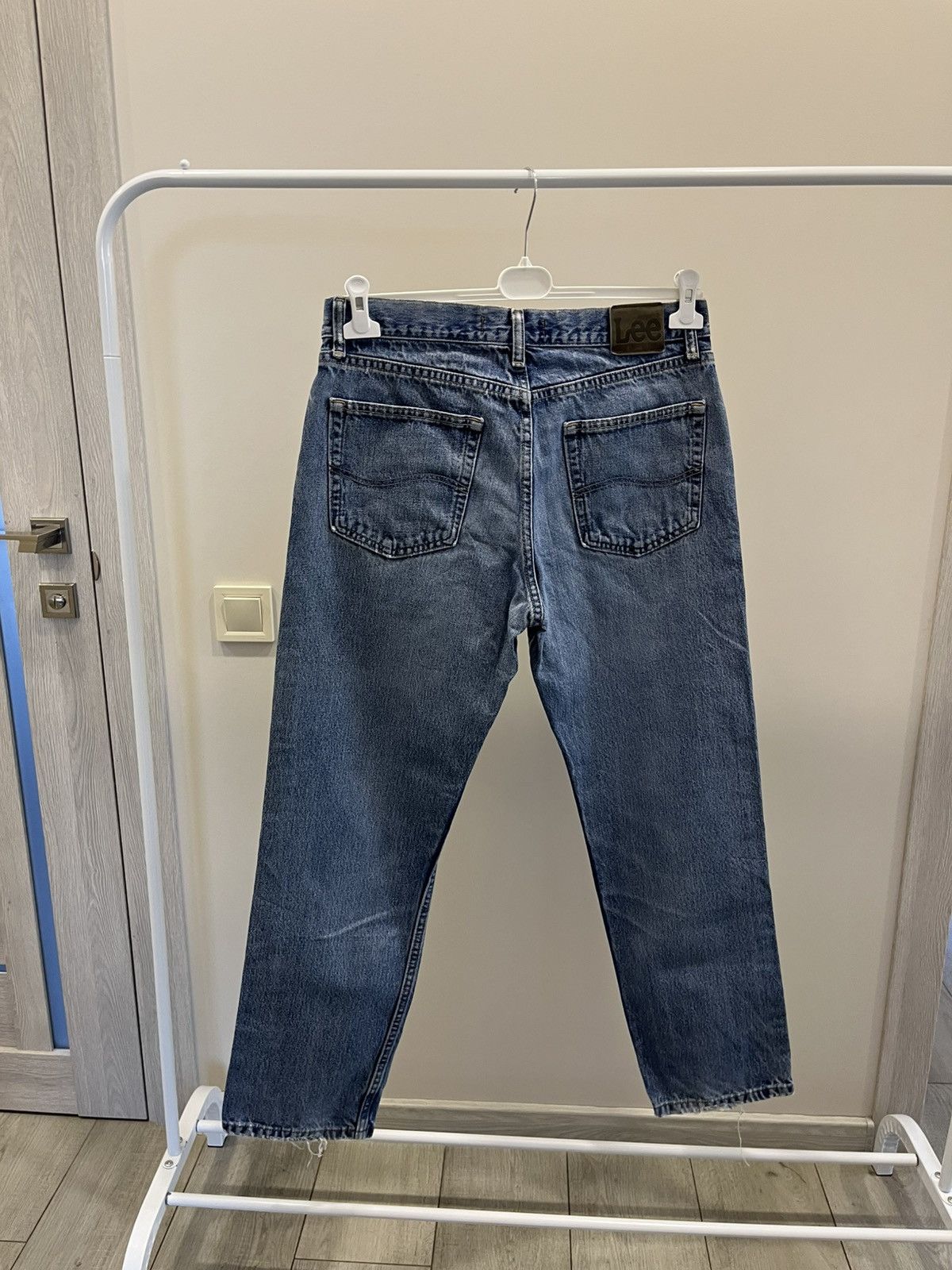 Lee VTG 90’s Lee Straight Leg Y2K Blue Jeans Streetwear 33/30 Size US 33 - 1 Thumbnail