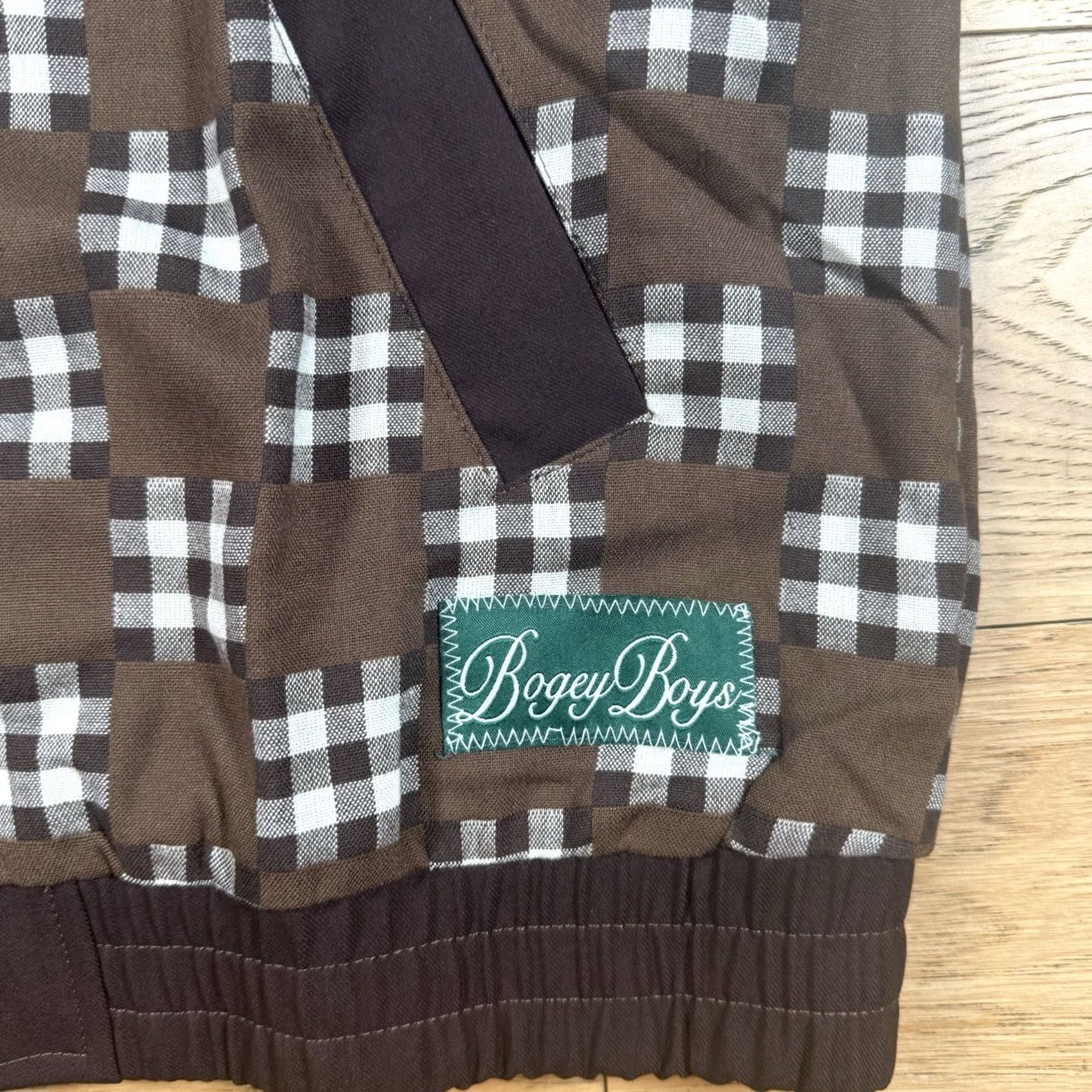 Vintage Bogey Boys Brown Check Full Zip Bomber Jacket Mens M NWOT Size US M / EU 48-50 / 2 - 4 Thumbnail