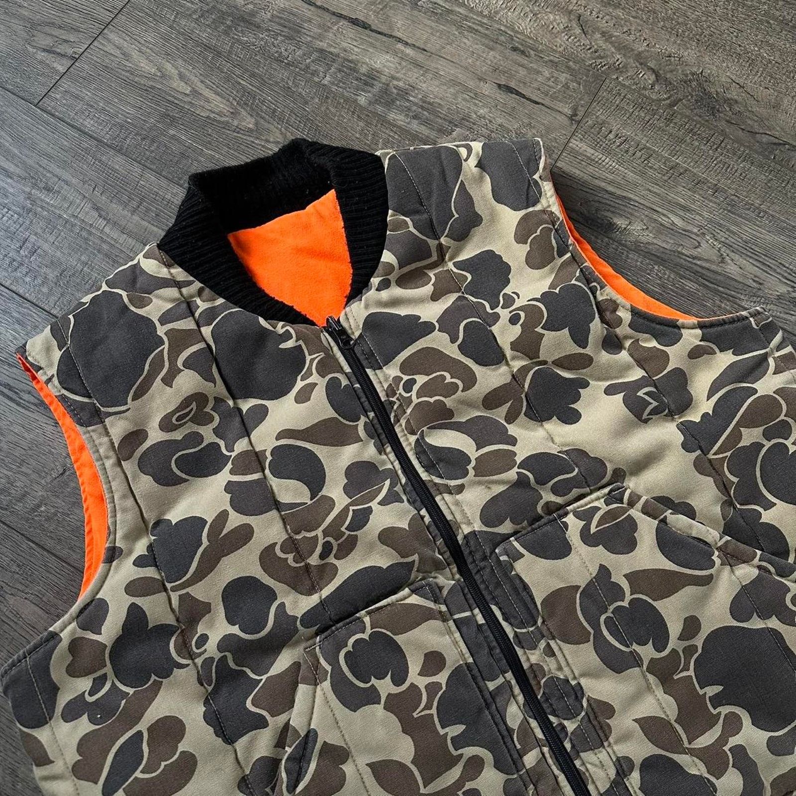 Vintage Vintage 70s 80s Camo Reversible Walls Blizzard Hunting Vest Size US XL / EU 56 / 4 - 2 Thumbnail