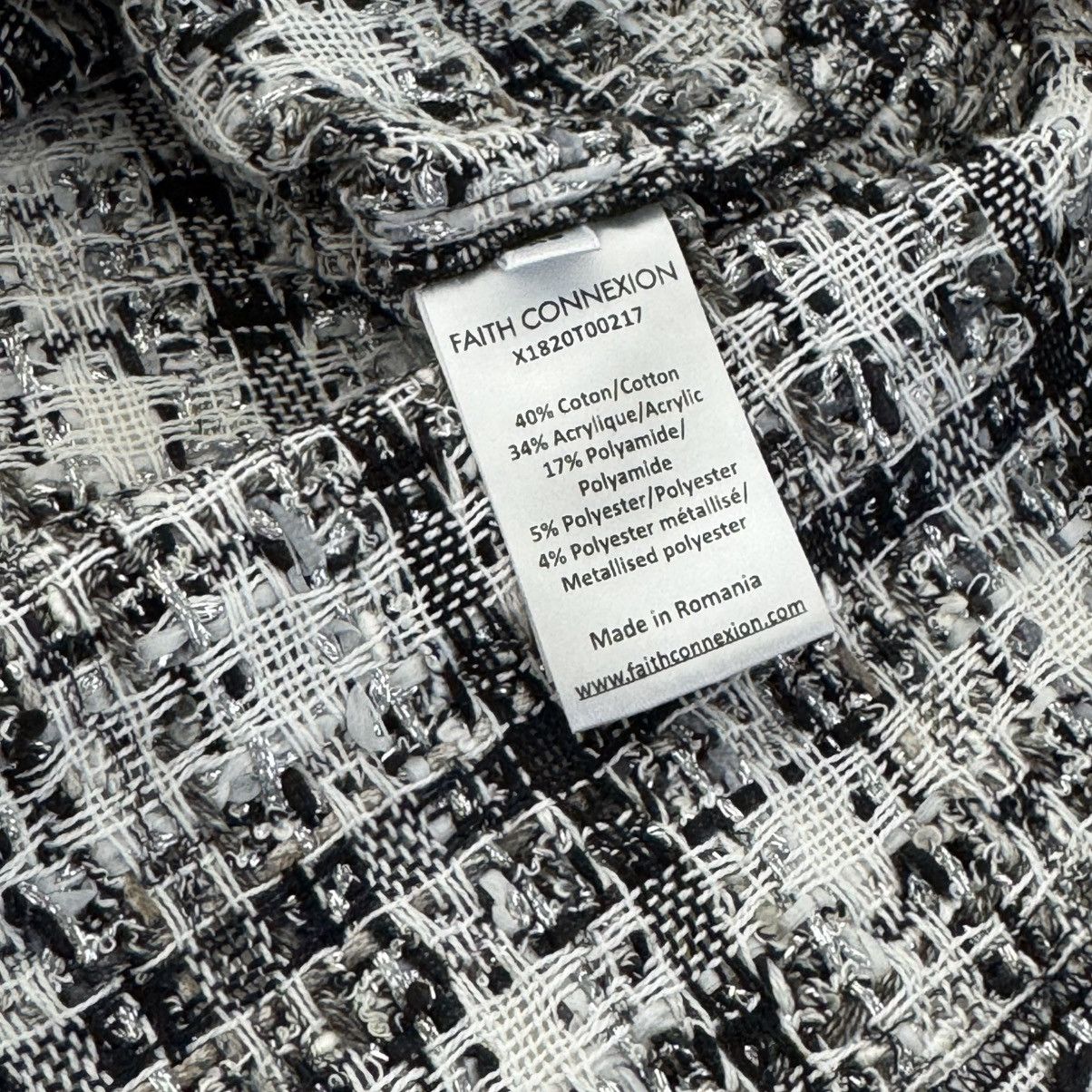 Faith Connexion Faith Connexion Tweed Fitted Overshirt Black/White Unisex Size US XS / EU 42 / 0 - 9 Thumbnail