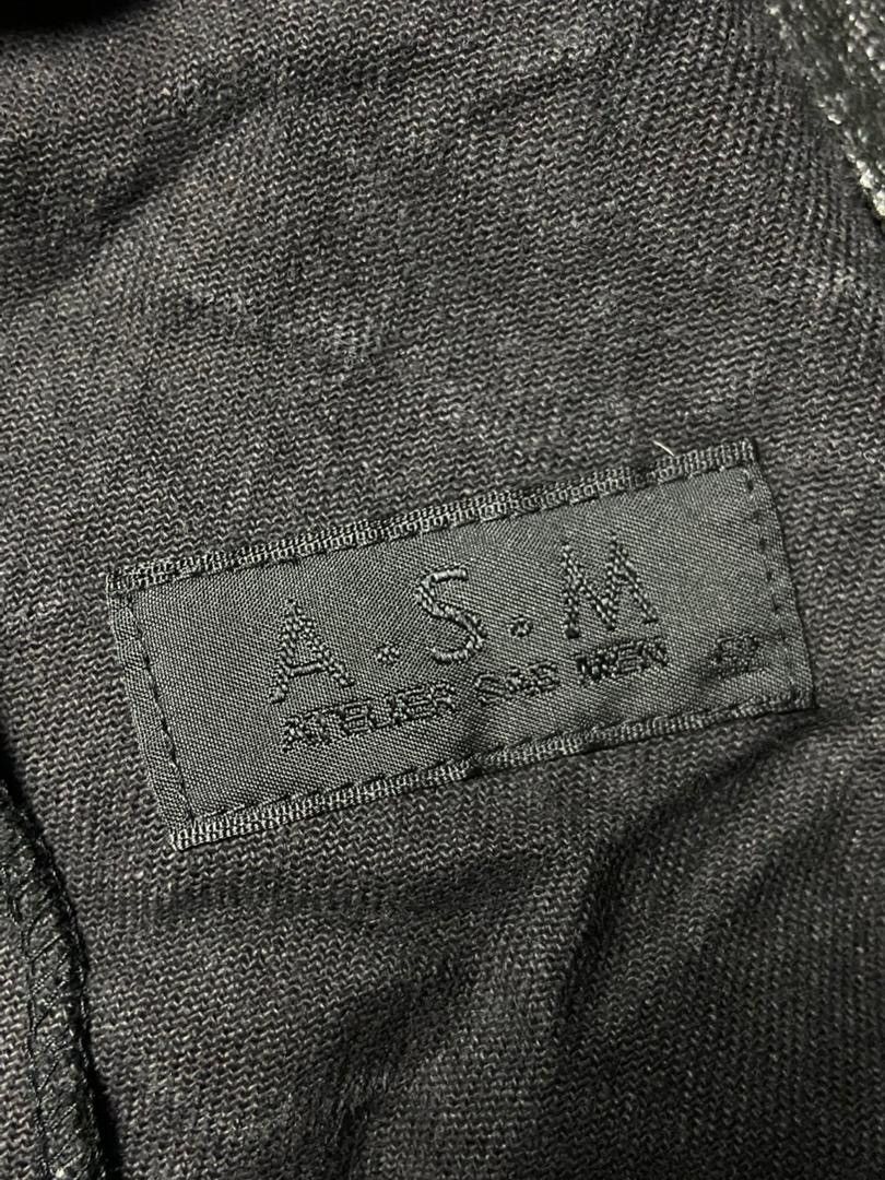 Japanese Brand A.S.M Atelier Sab Men Faux Leather Jacket (169) Size US XS / EU 42 / 0 - 9 Thumbnail