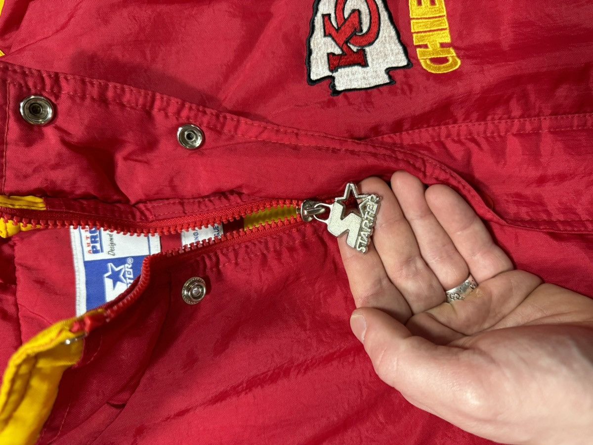 NFL × Starter × Vintage Vintage 90’s Kansas City Chiefs STARTER Puffer Jacket Size US L / EU 52-54 / 3 - 8 Thumbnail