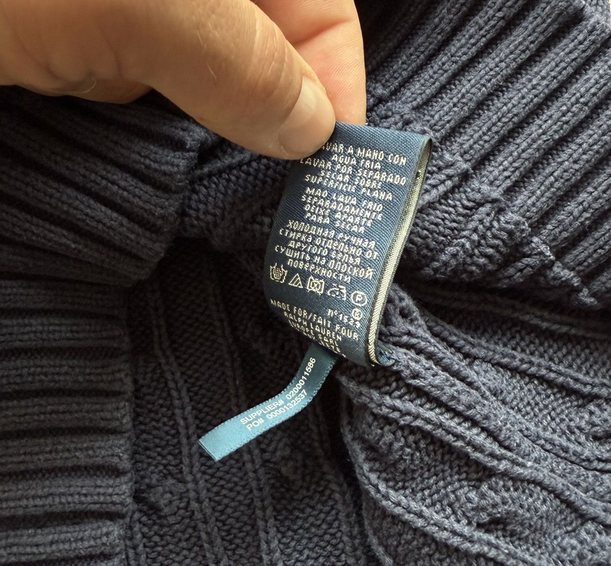 Ralph Lauren Vintage Polo Ralph Lauren Knit Cable Cotton Sweater Size L / US 10 / IT 46 - 7 Thumbnail
