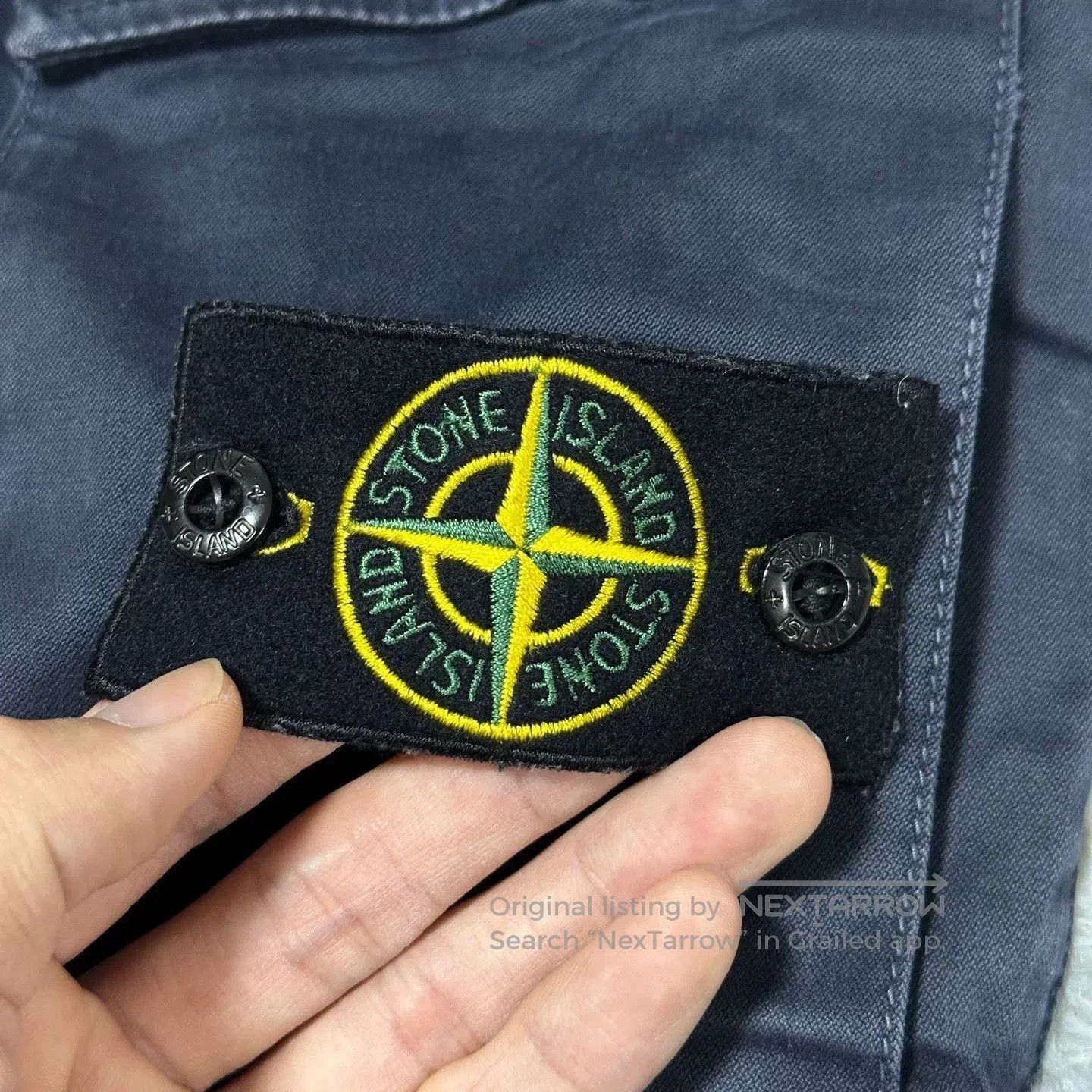 Stone Island Stone Island Dark Blue Work Pants W31 Size. Size US 31 - 3 Thumbnail