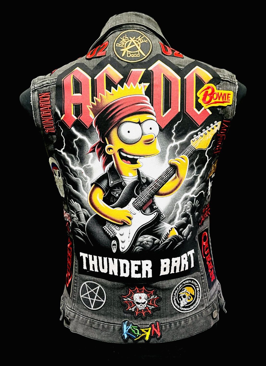 Band Tees × Other The Simpsons x ACDC Punk Rock Jacket Size US S / EU 44-46 / 1 - 7 Thumbnail