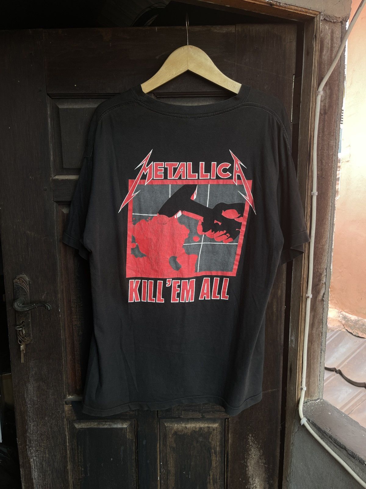 Metallica Mettalica Ride The Lightning Kill Em All 1989 Size US XL / EU 56 / 4 - 2 Thumbnail