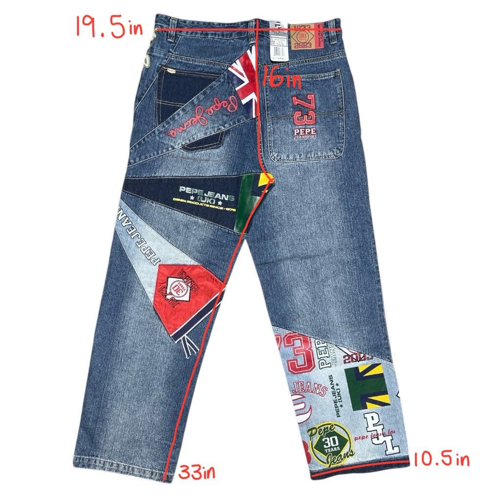 Pepe Jeans baggy 90s pepe london jeans Size US 38 / EU 54 - 2 Thumbnail