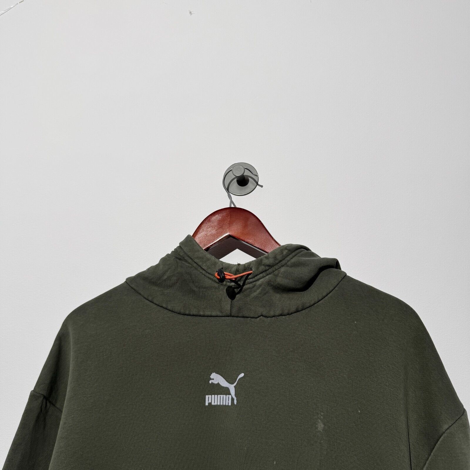 Puma × Vintage Puma Unisex Green Cotton Hoodie Size XL Center Logo Size US XL / EU 56 / 4 - 6 Thumbnail