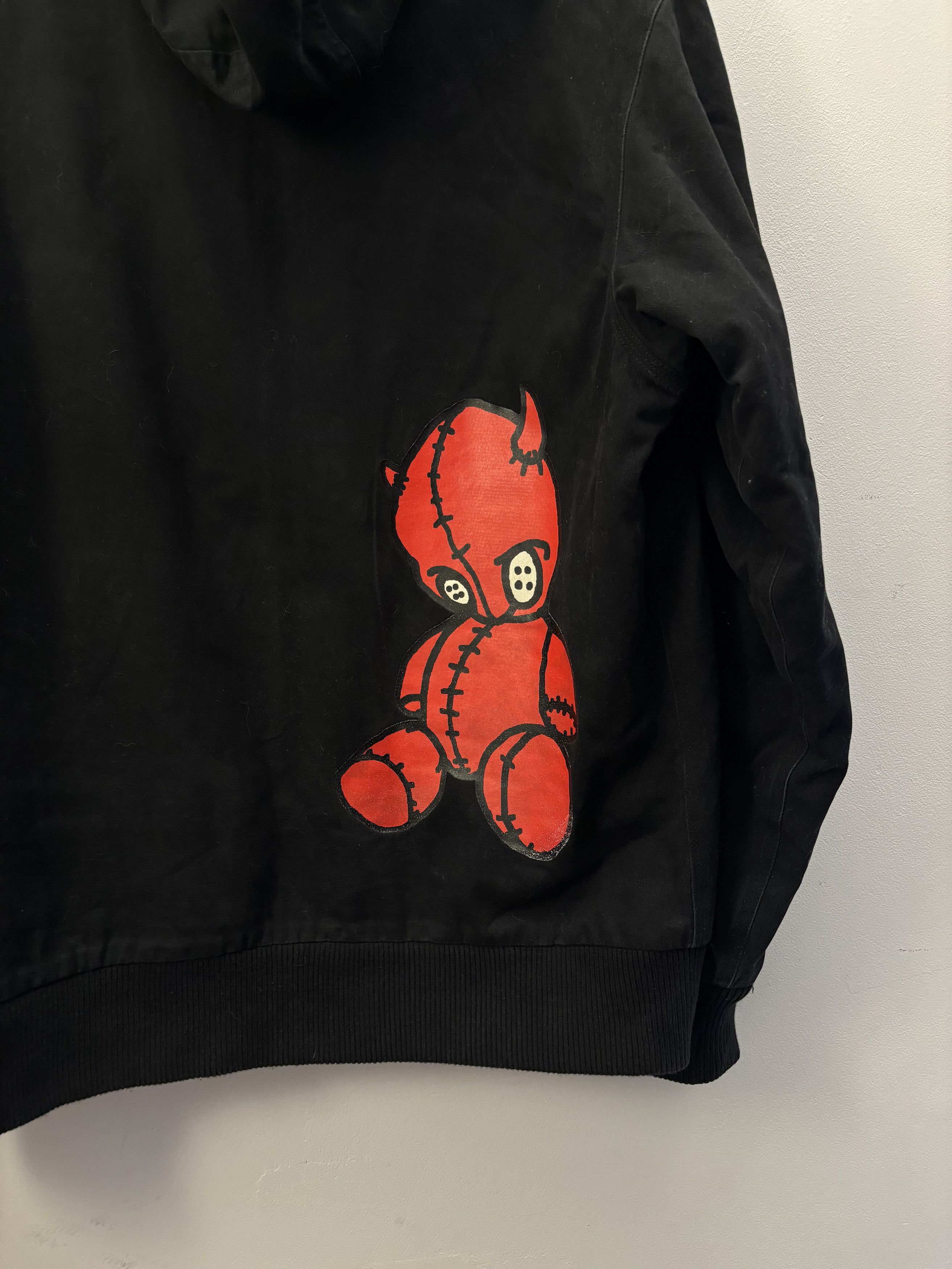 Japanese Brand × Vintage Vintage Y2K Diabolik Evilwear Insulated Hoodie Size US L / EU 52-54 / 3 - 7 Thumbnail