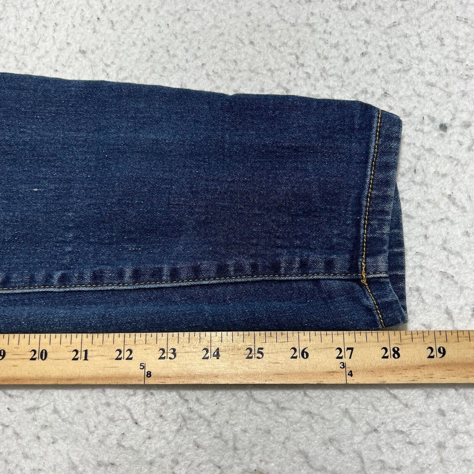 Michael Kors Michael Kors 6 Straight Leg Low Rise Blue Denim Jeans Size 29" - 11 Thumbnail