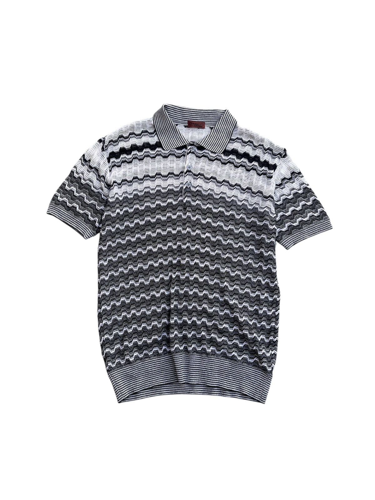 Japanese Brand × Missoni × Vintage TANNOY SPORT FISHNET POLOSHIRT Size US S / EU 44-46 / 1 - 1 Thumbnail