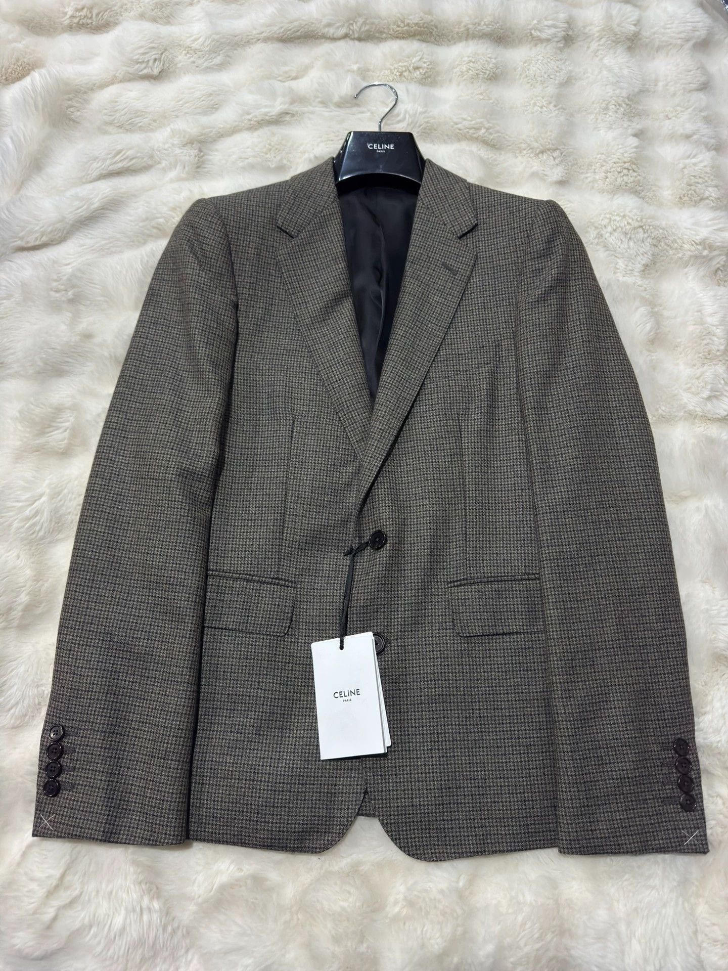 Celine Celine brand new men's dark striped suit, size 46 Size 46R - 1 Thumbnail