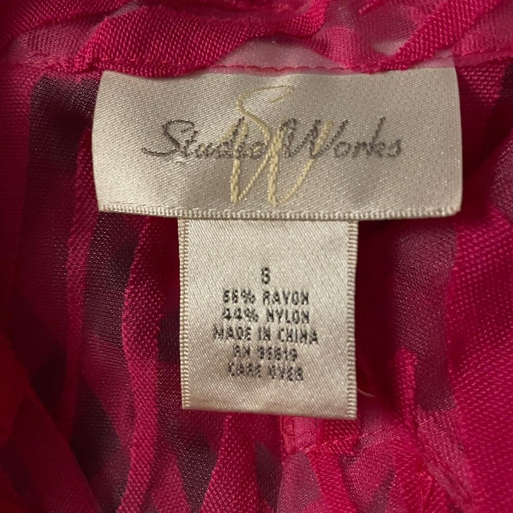 Other Studio Works Pink Stripes Rayon Blouse Size S Size S / US 4 / IT 40 - 6 Thumbnail