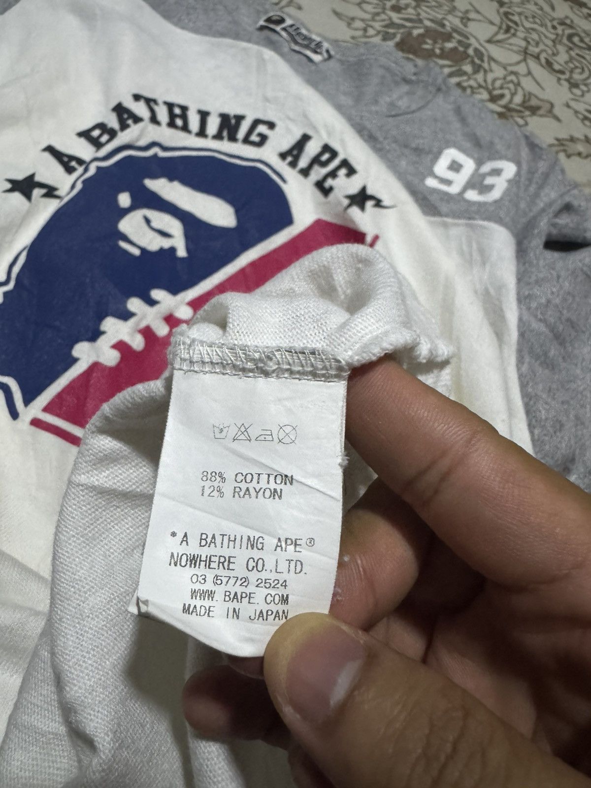Bape Bape “College” Iconic Ape Head Logo Theme Shirt Size US M / EU 48-50 / 2 - 7 Thumbnail
