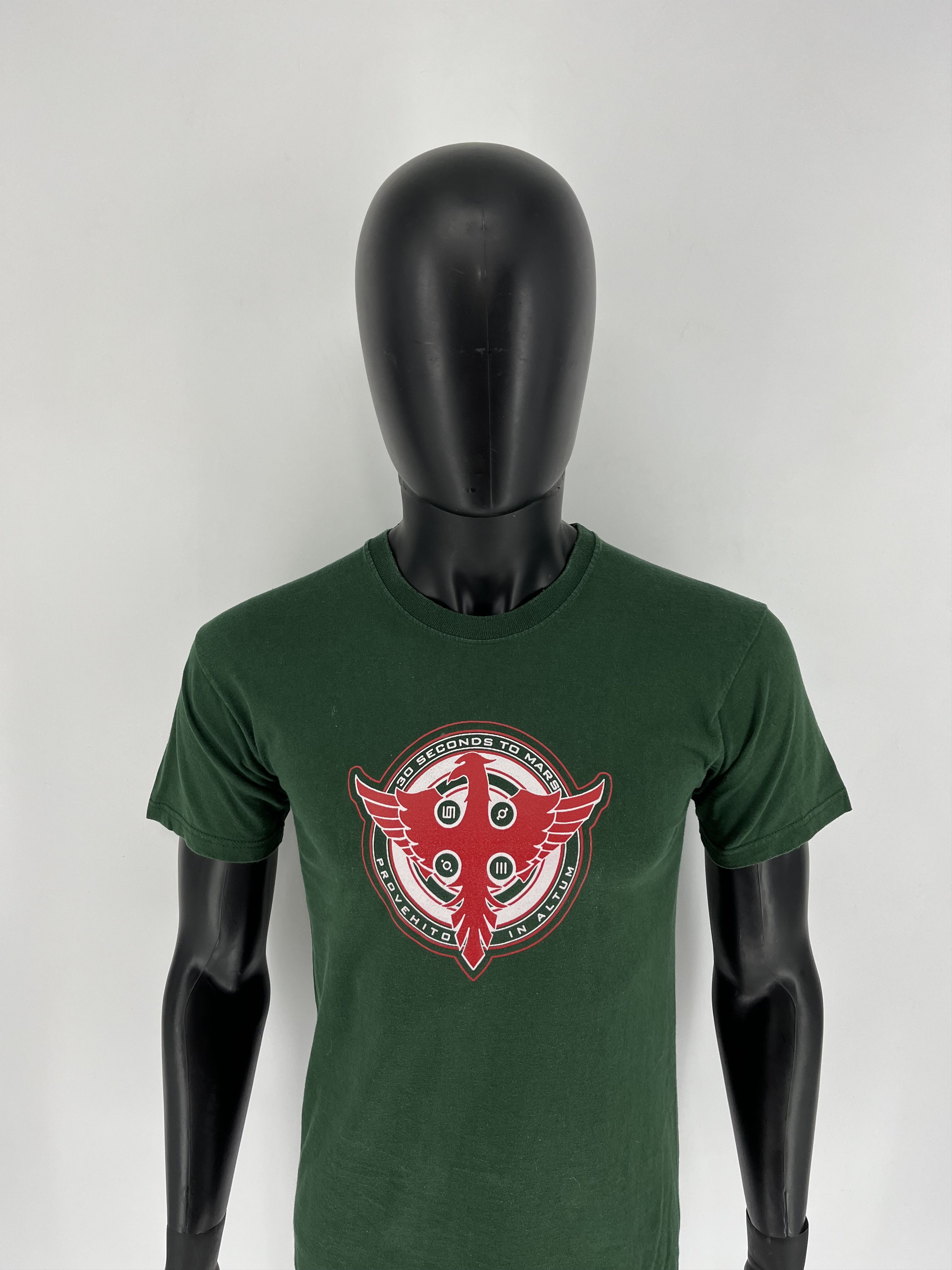 Band Tees Vintage Y2K 30 SECONDS TO MARS Tour T-Shirt 2010 Size US S / EU 44-46 / 1 - 6 Thumbnail