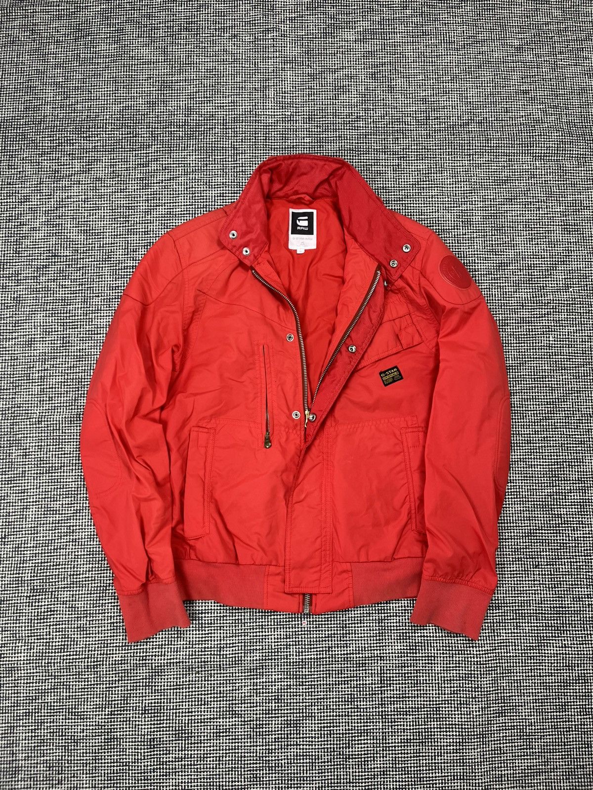 G-Star Akira style biker bomber jacket g-star raw Vtg y2k moto boxy Size US XL / EU 56 / 4 - 4 Thumbnail