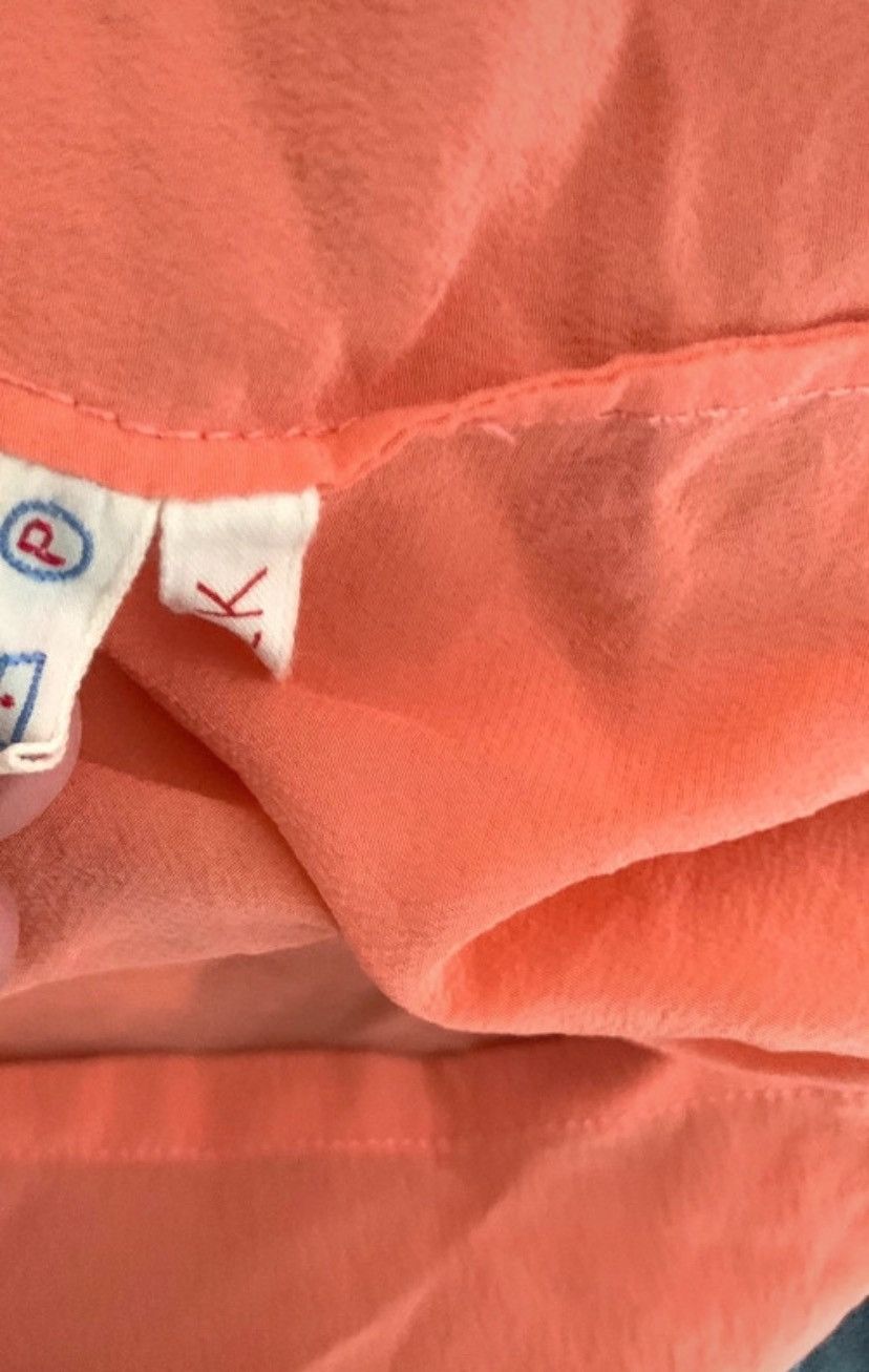 Designer × Japanese Brand × Vintage Y2K Retro JADE LANTERN 100% Pure Silk Chinese Peach Shirt M Size M / US 6-8 / IT 42-44 - 7 Thumbnail