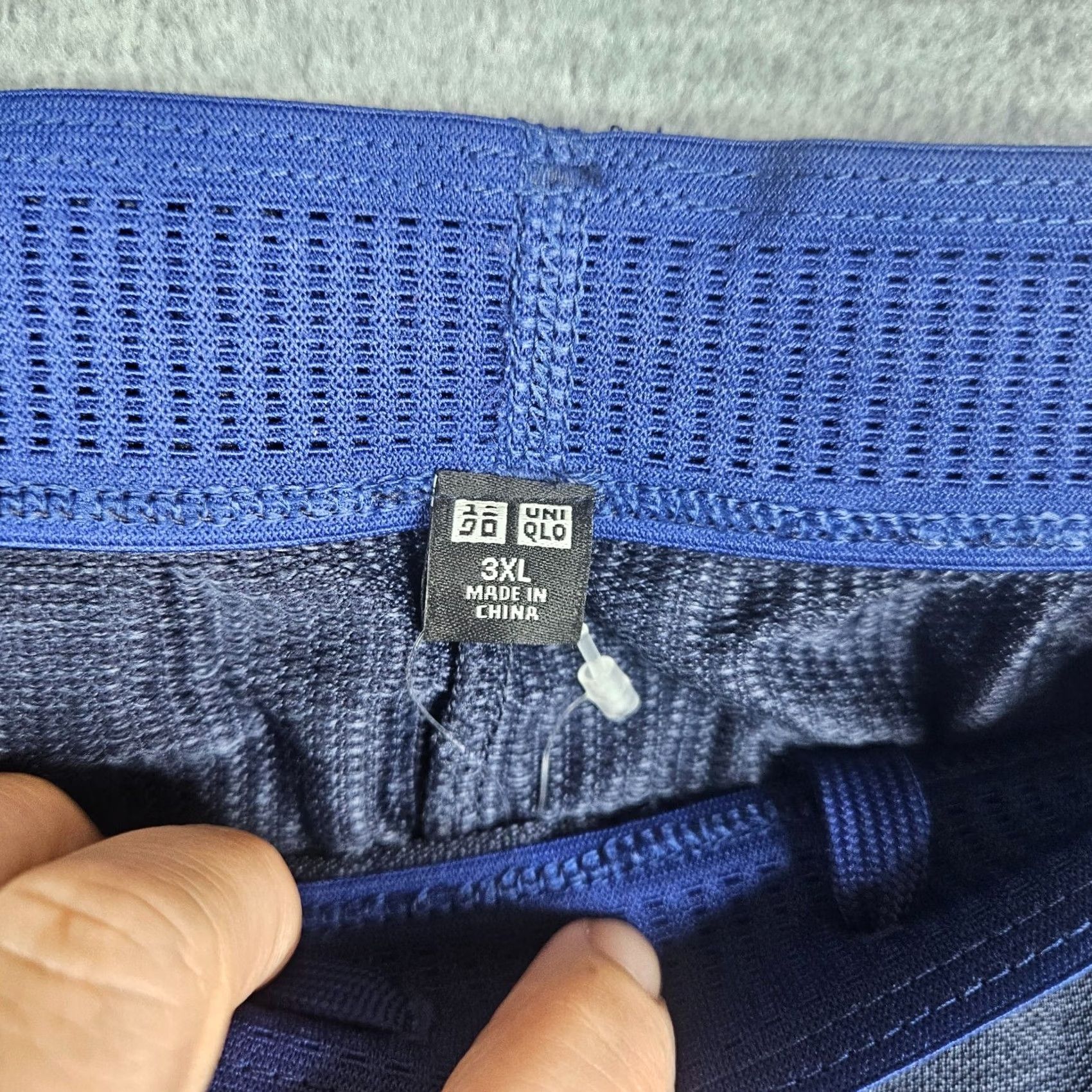 Uniqlo Uniqlo Men's Navy Blue Pull-on Knit Pants Pockets 3XL NEW Regular Fit Nylon Polyester Rise 10-12in Slashed Pocket Button Logo Casual Outdoor Size US XXL / EU 58 / 5 - 5 Thumbnail