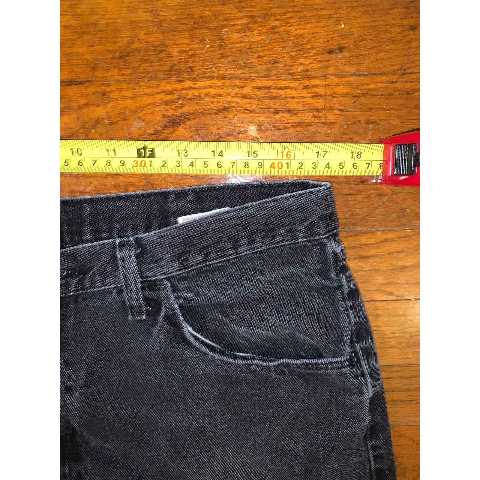Vintage × Wrangler Wrangler Black Denim Jean Shorts Mens Size 36 Jorts Mexico Size US 36 / EU 52 - 3 Thumbnail