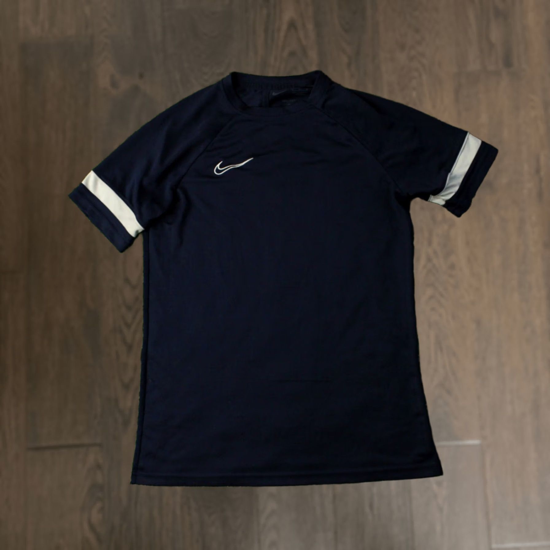 Nike Nike Academy Dri-Fit Shirt Mens M Navy Blue White Football Jersey T-Shirt 2022 Model Size US M / EU 48-50 / 2 - 1 Thumbnail