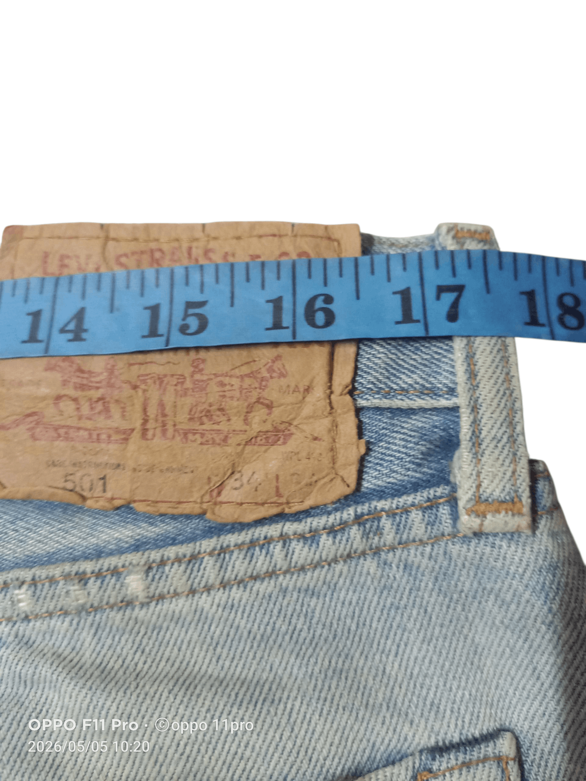 Levi's Vintage Clothing 💥Vintage Levi's 501 LVC Redselvedge Men 35x34 Size US 35 - 1 Thumbnail