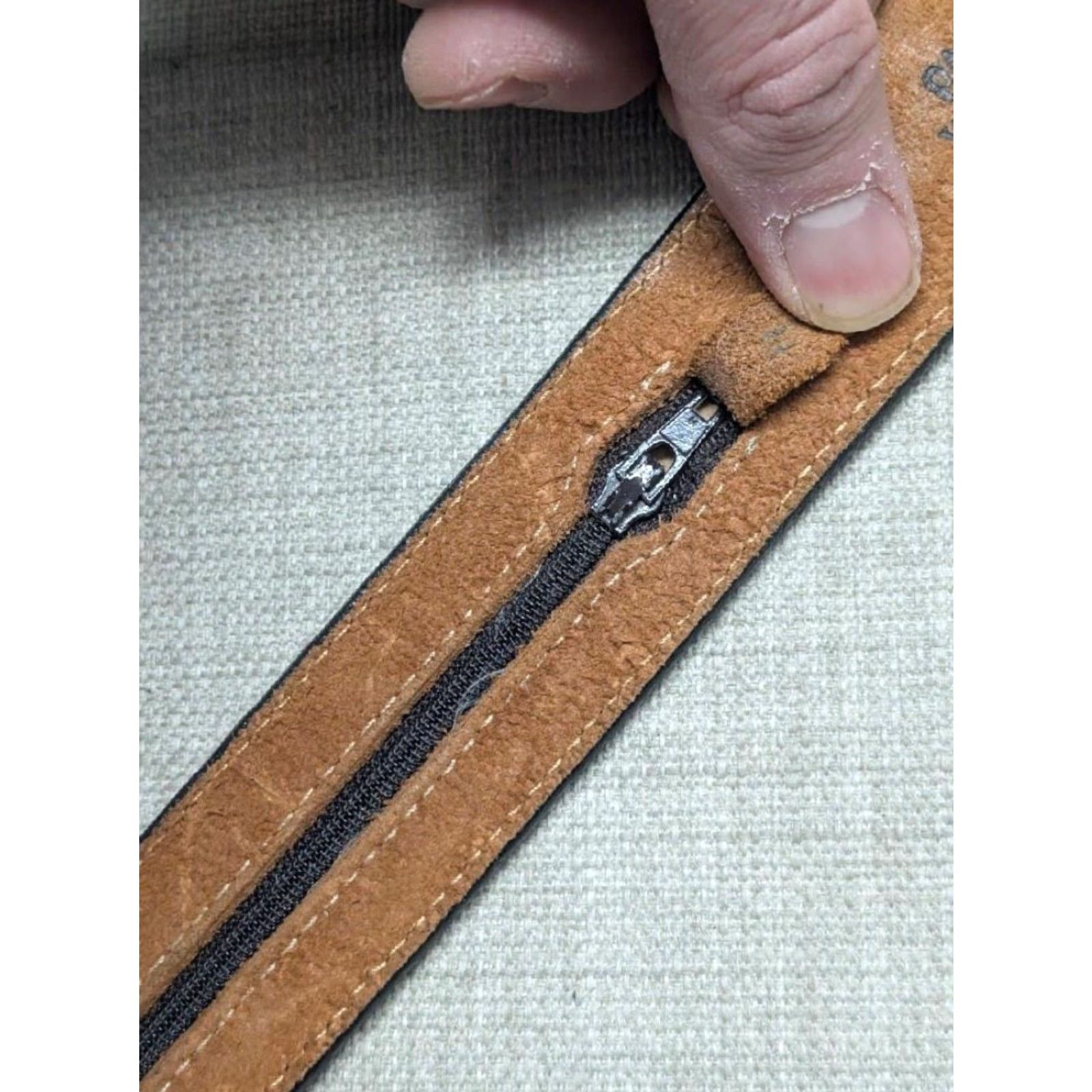 Vintage VINTAGE Silver Creek belt Western belt Men 36 Brown Leather Tooled Floral Buckle Buckle Back security money USA made Size 36 - 5 Thumbnail