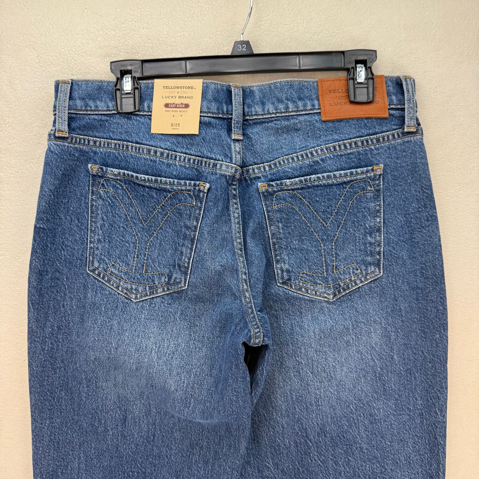 Lucky Brand LUCKY BRAND X YELLOWSTONE WOMEN'S 8/29R TEETER WASH EASY RID Size 30" / US 8 / IT 44 - 7 Thumbnail