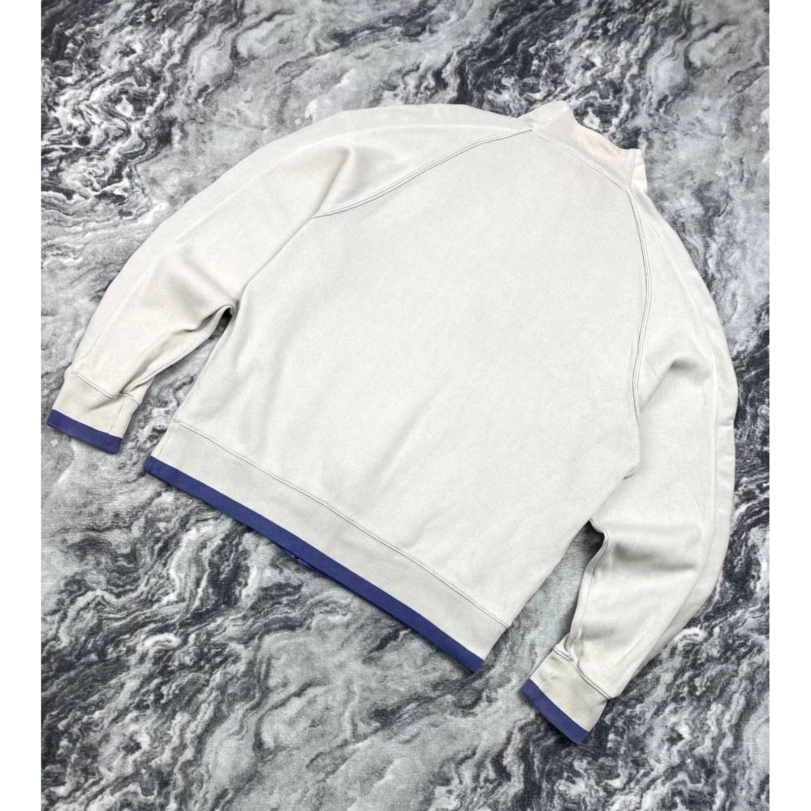 Yves Saint Laurent YSL Sweatshirt Full Zip Men L White Saint Laurent Logo Cotton Size US L / EU 52-54 / 3 - 5 Thumbnail