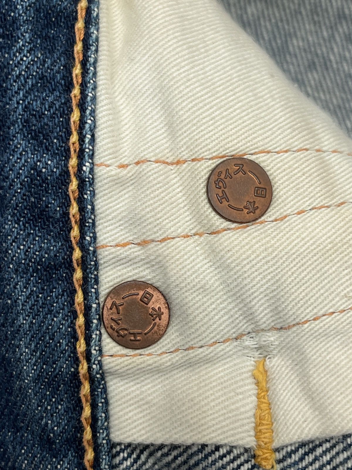 Evisu Evisu No.2 Hand Painted Daicock Selvedge Jeans Size US 30 / EU 46 - 18 Thumbnail