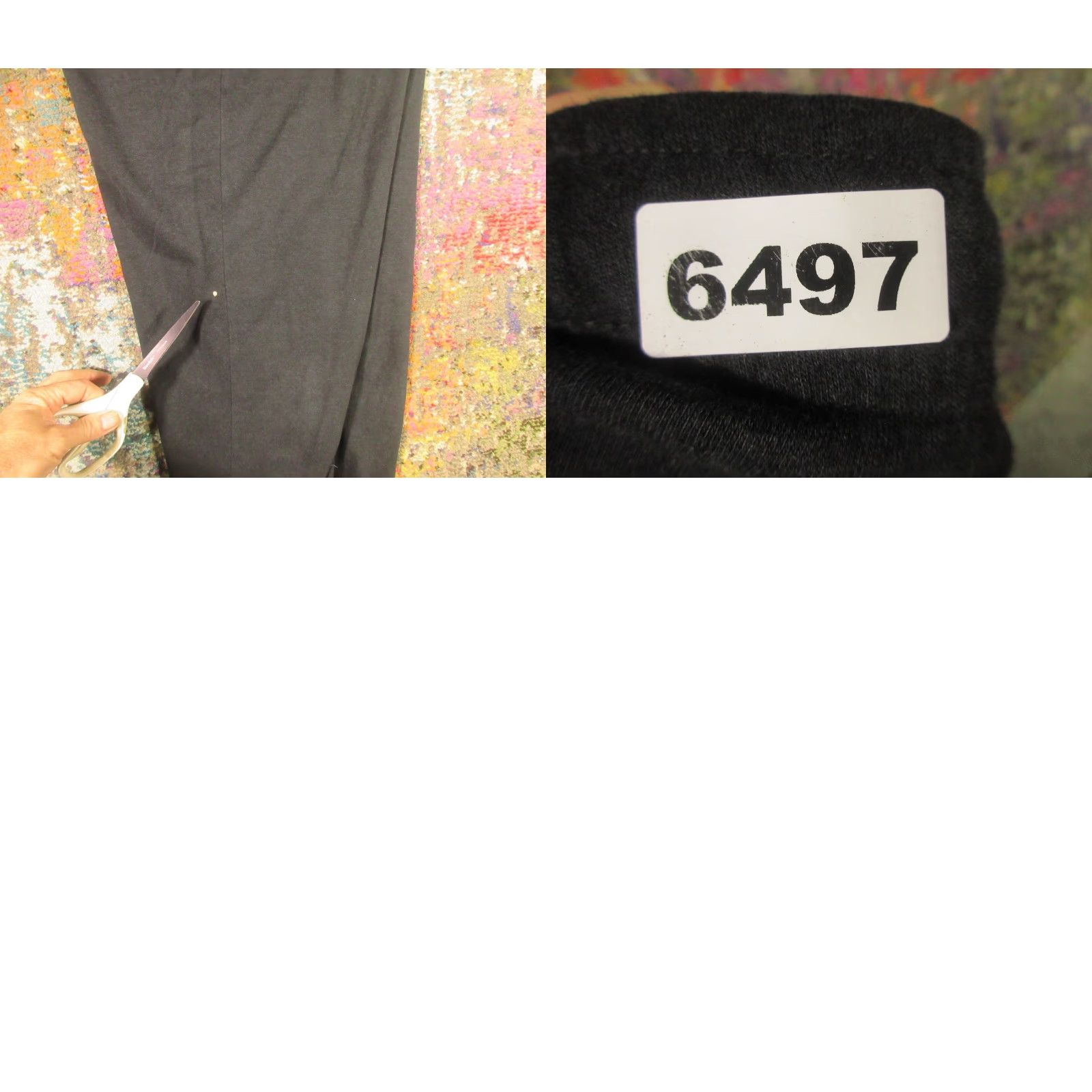 Nike Nike Sweatpants Mens L Black Fleece Joggers Embroidered Swoosh Bleach Spots Size US 33 - 9 Thumbnail