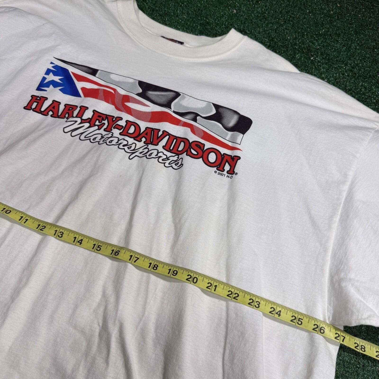Harley Davidson Vintage 2001 Harley Davidson Freedom T Shirt 3XL White Size US XXL / EU 58 / 5 - 6 Thumbnail