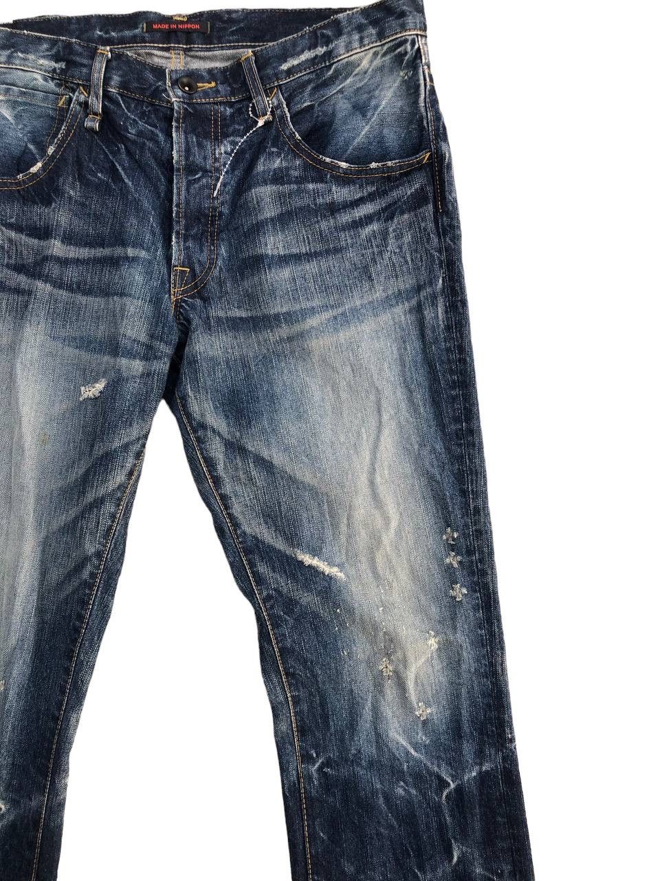 Japanese Brand FLARE BLUE WAY DENIM MADE IN NIPPON Size US 34 / EU 50 - 4 Thumbnail