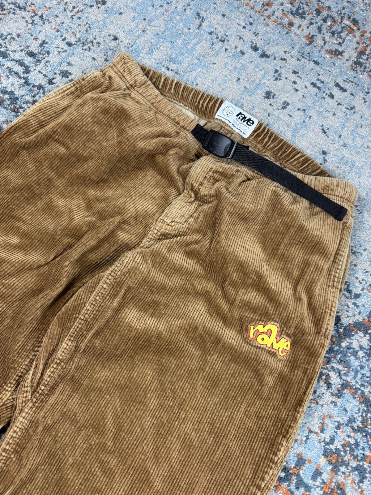 Japanese Brand Rave Skateboards baggy cords corduroy skate pants Size US 32 / EU 48 - 3 Thumbnail