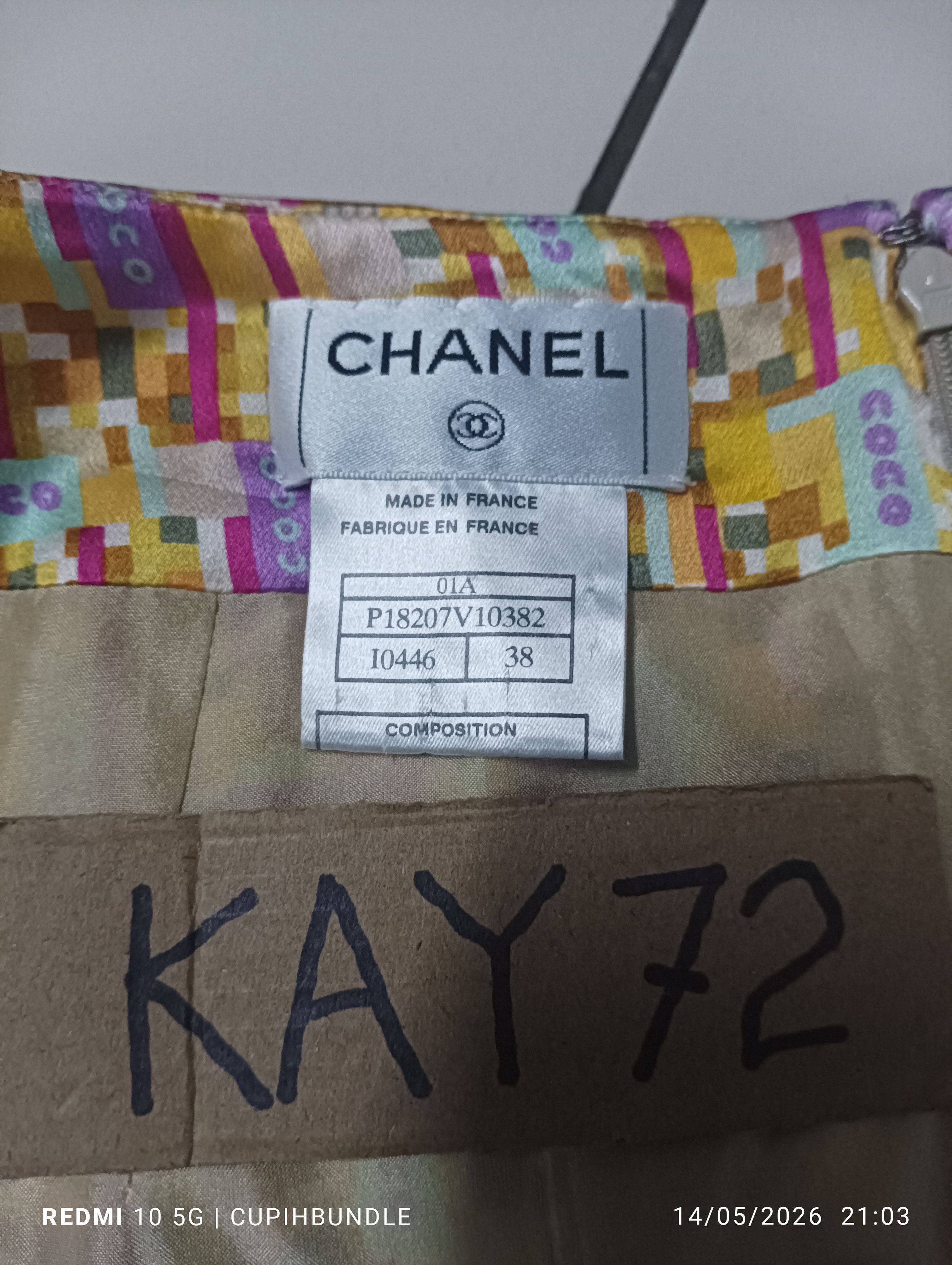 Chanel CHANEL COCO SKIRT FULLPRINT Size 27" / US 4 / IT 40 - 13 Thumbnail