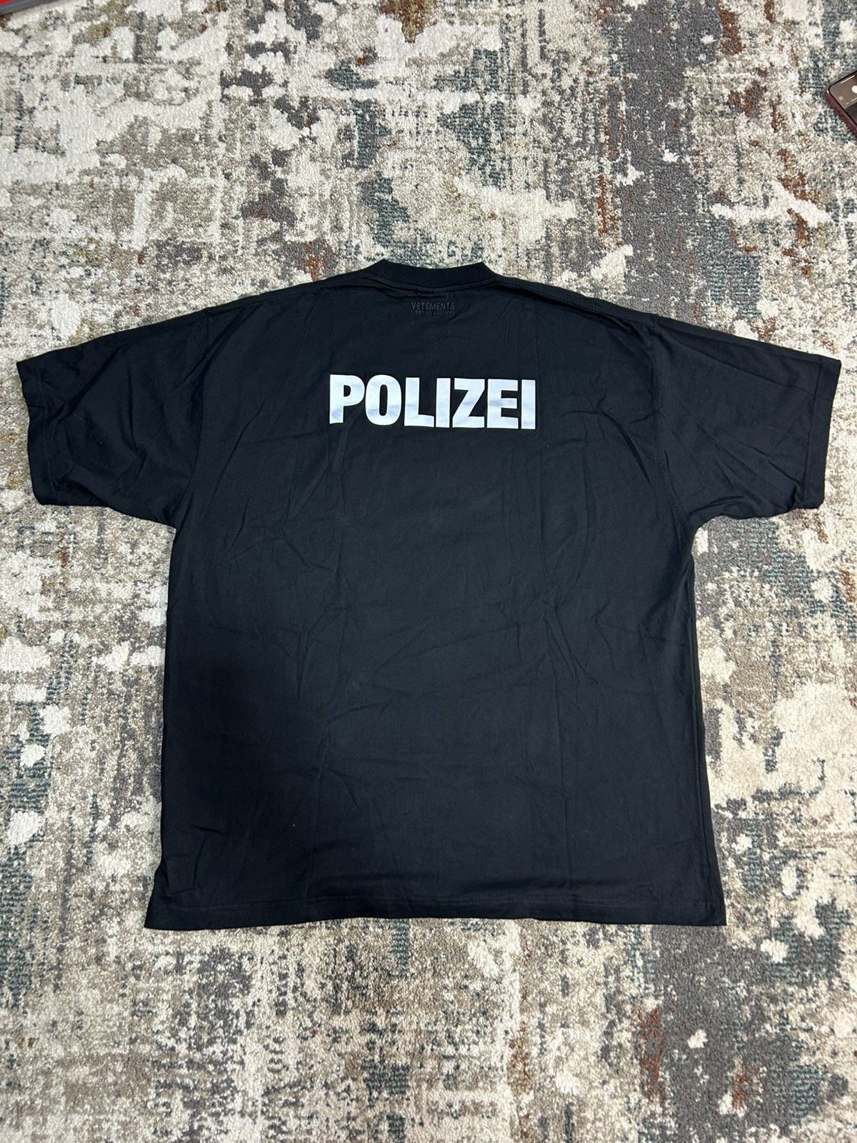 Vetements 2021 Polizei T-Shirt