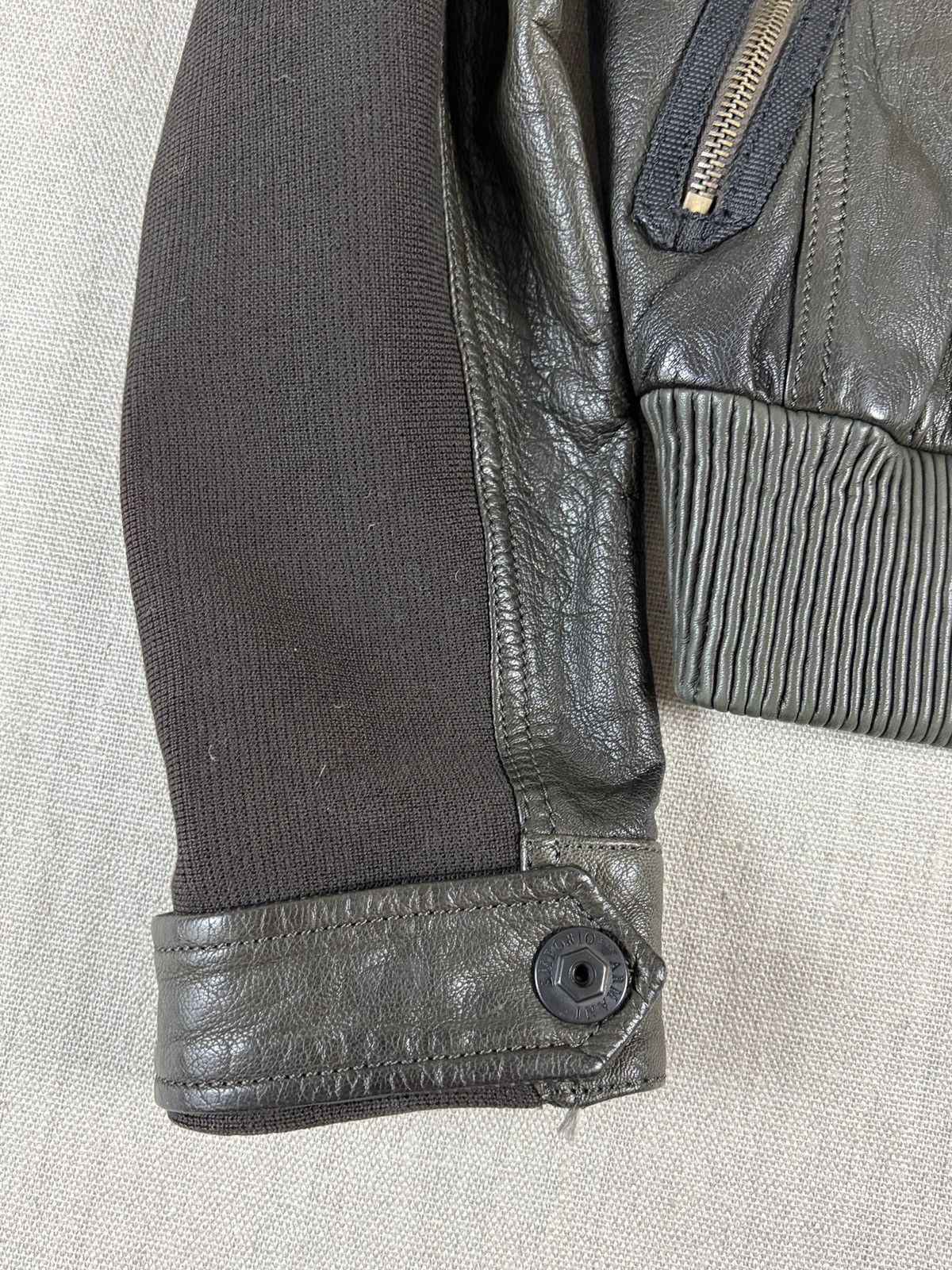 Emporio Armani Emporio Armani Moto Biker Jacket Vintage Archive Brown black Size M / US 6-8 / IT 42-44 - 4 Thumbnail