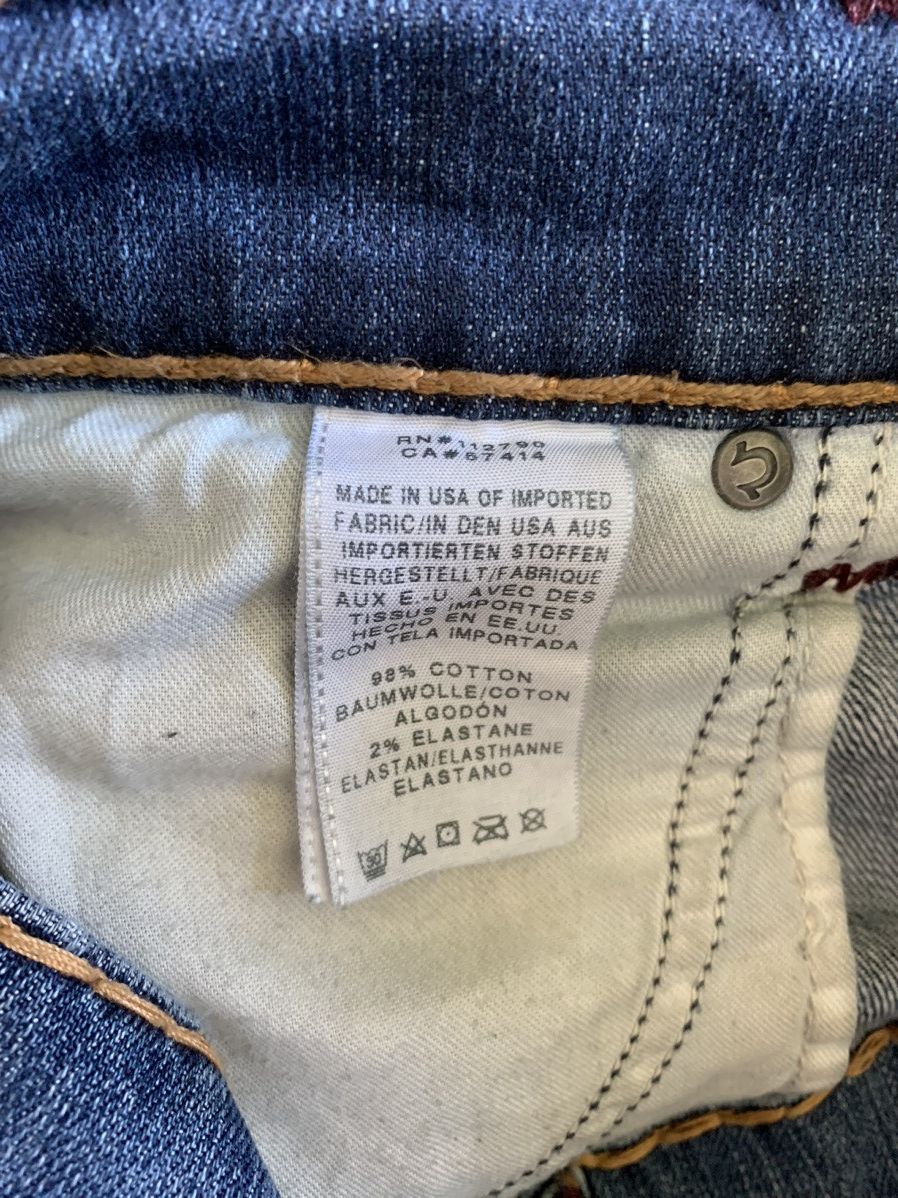 True Religion Vintage True Religion Geno W Flap Super T relaxed slim jeans Size US 30 / EU 46 - 8 Thumbnail