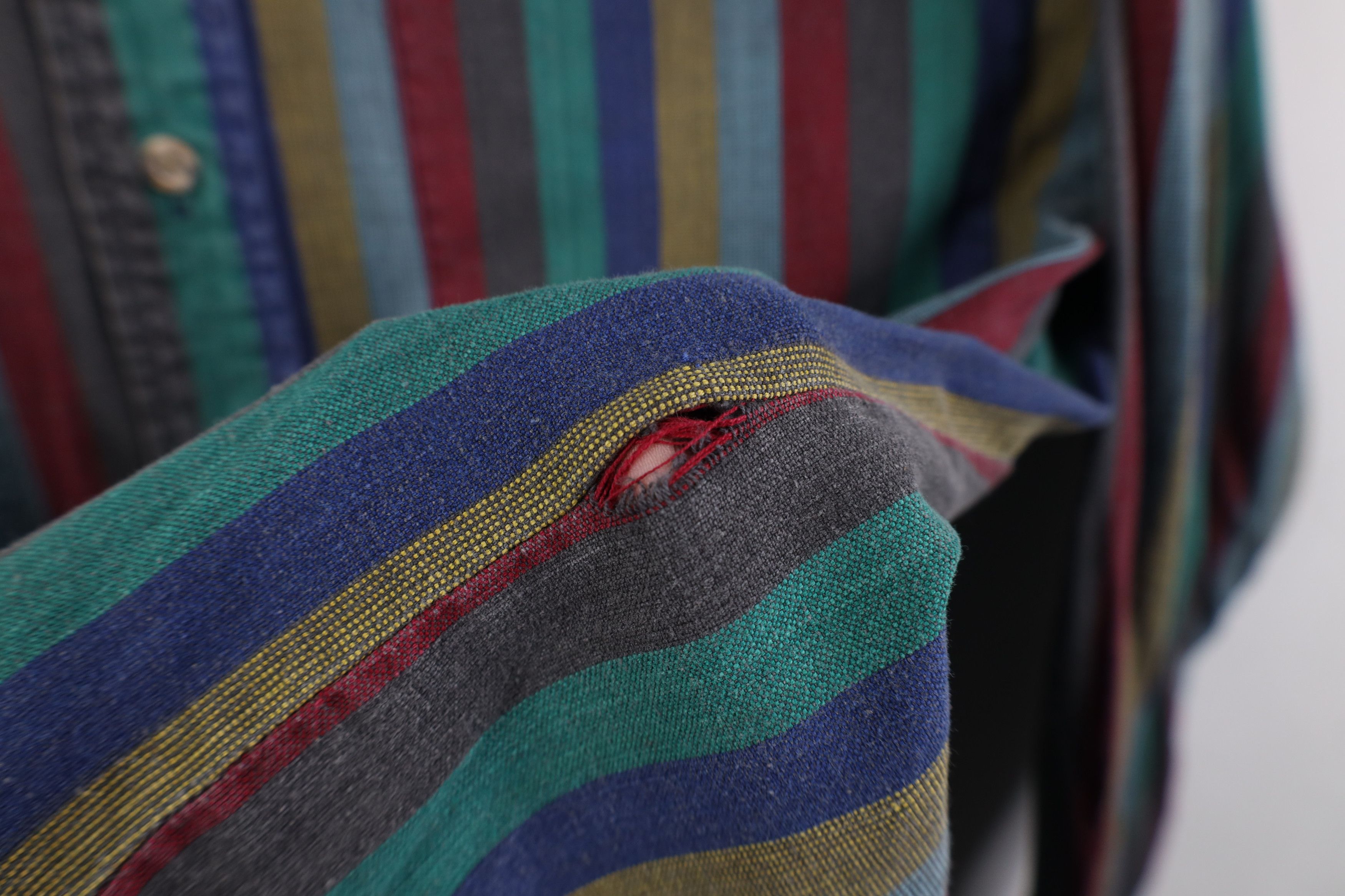 Vintage Vintage 90s Streetwear Cotton Twill Button Down Shirt Size US XL / EU 56 / 4 - 6 Thumbnail
